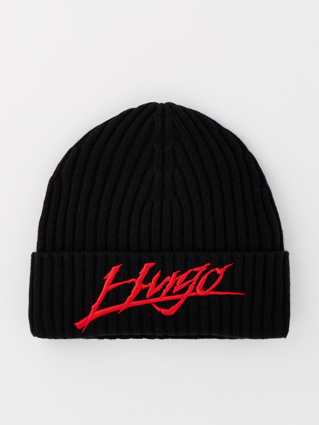undefined Xilla Gothic Script Beanie Hat - Black