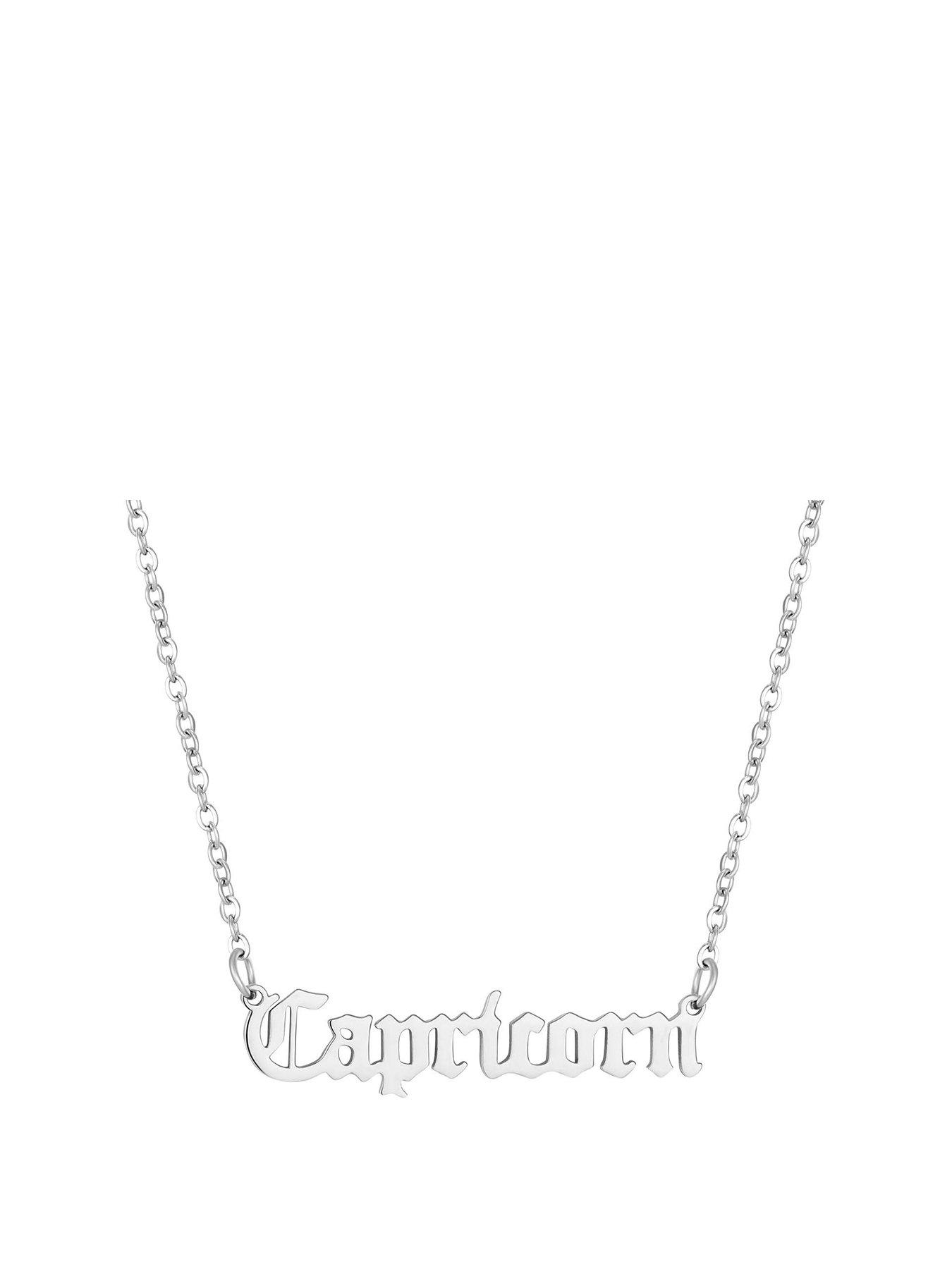 the-love-collection-zodiac-necklce-in-gothic-font-silver-plated
