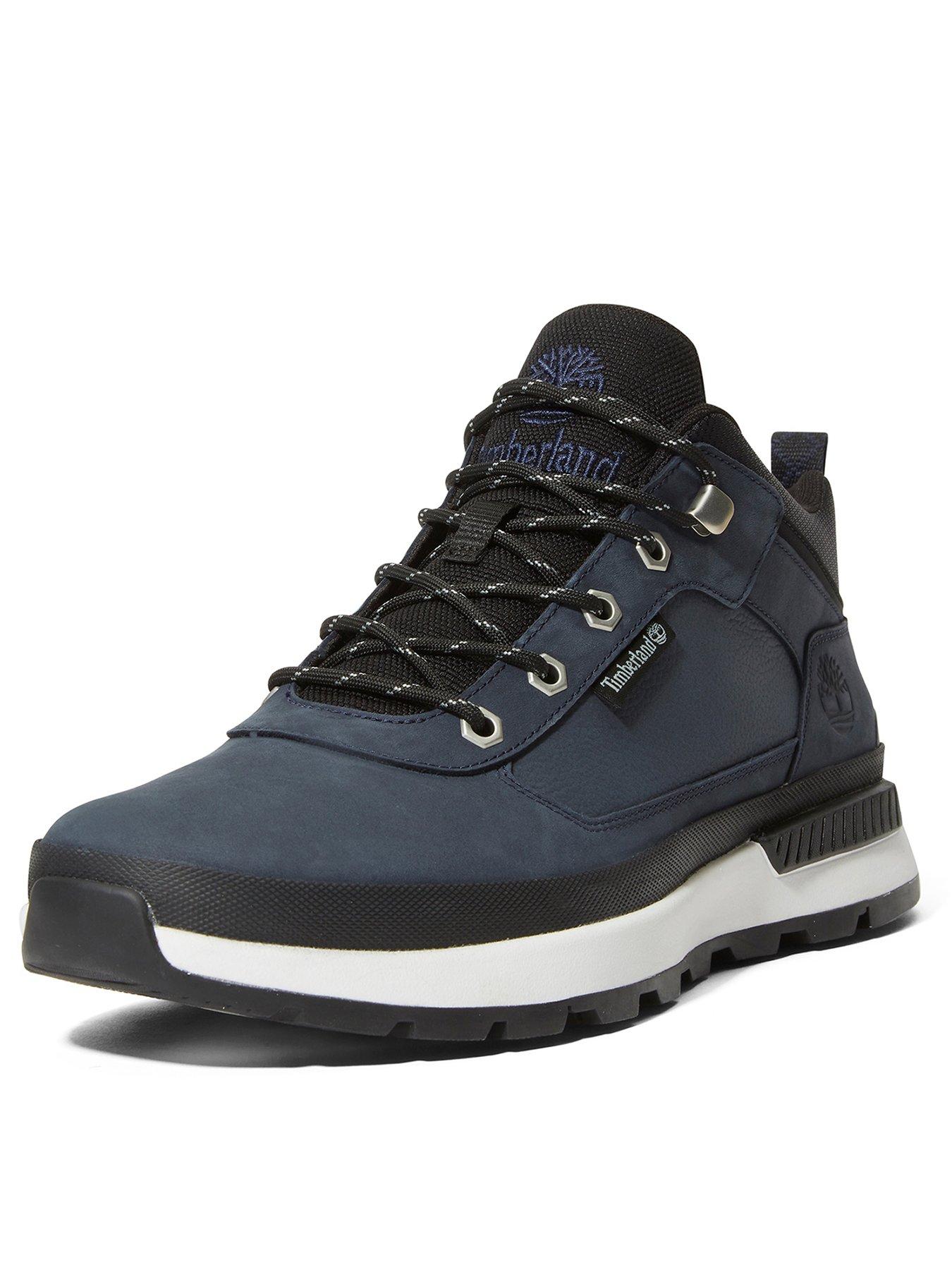 Image 2 of 7 of Timberland Field Trekker Low Lace Up Boots - Navy