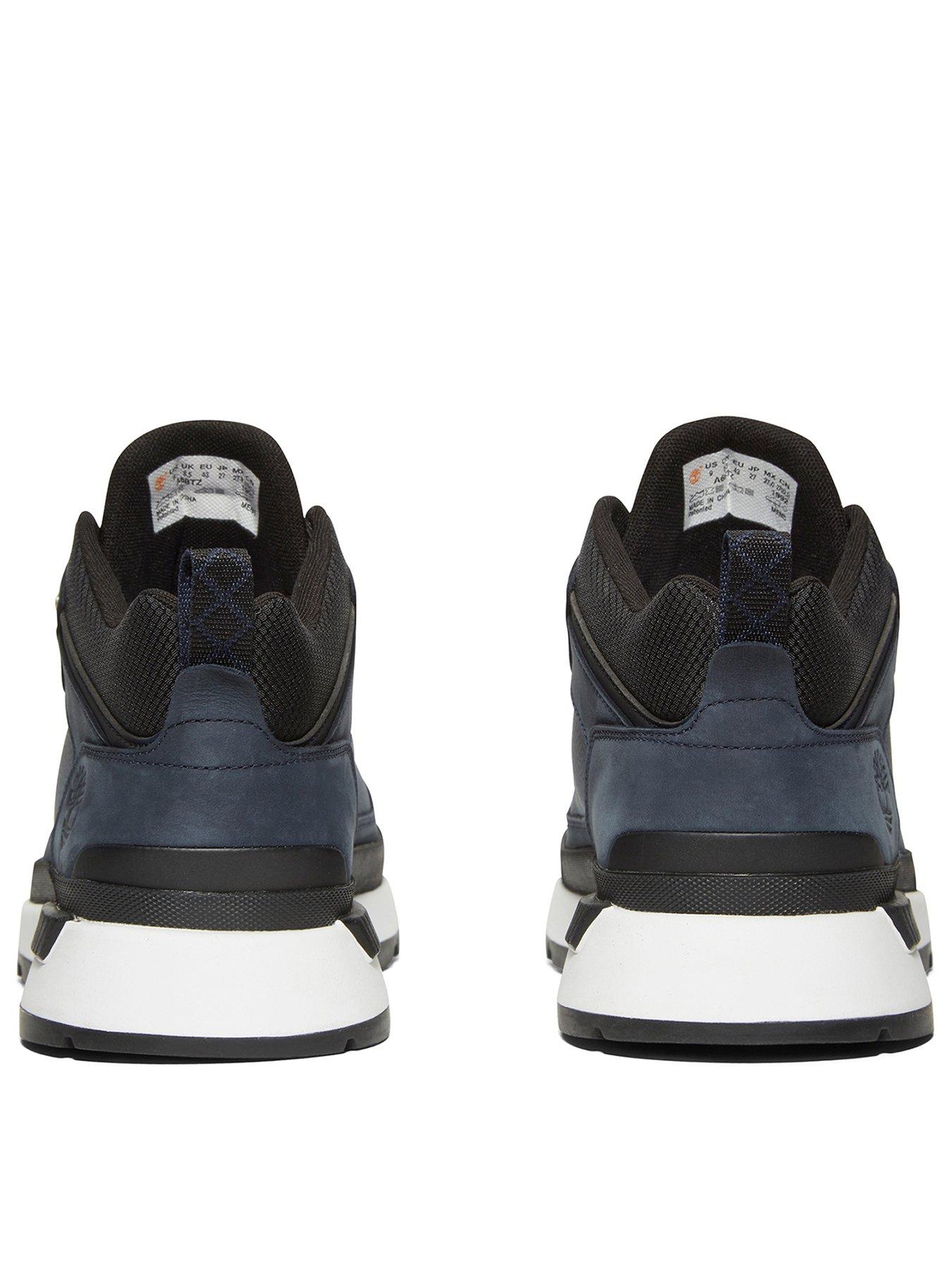 Image 3 of 7 of Timberland Field Trekker Low Lace Up Boots - Navy