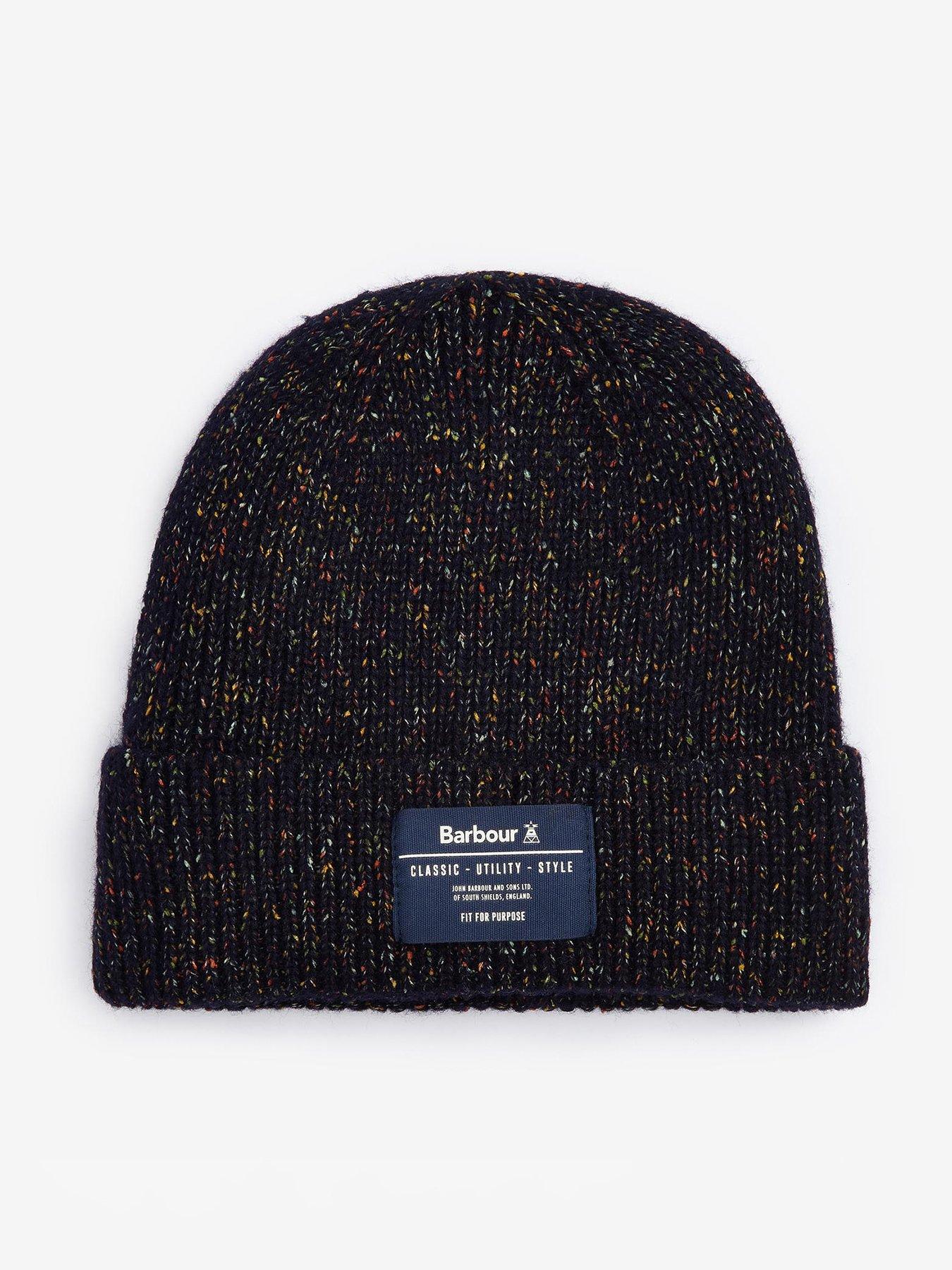 undefined Eston Knitted Beanie Hat - Navy