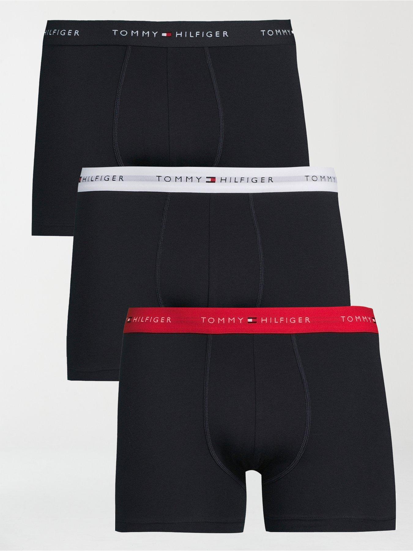 undefined Signature Cotton Essential 3 Pack Trunks - Navy