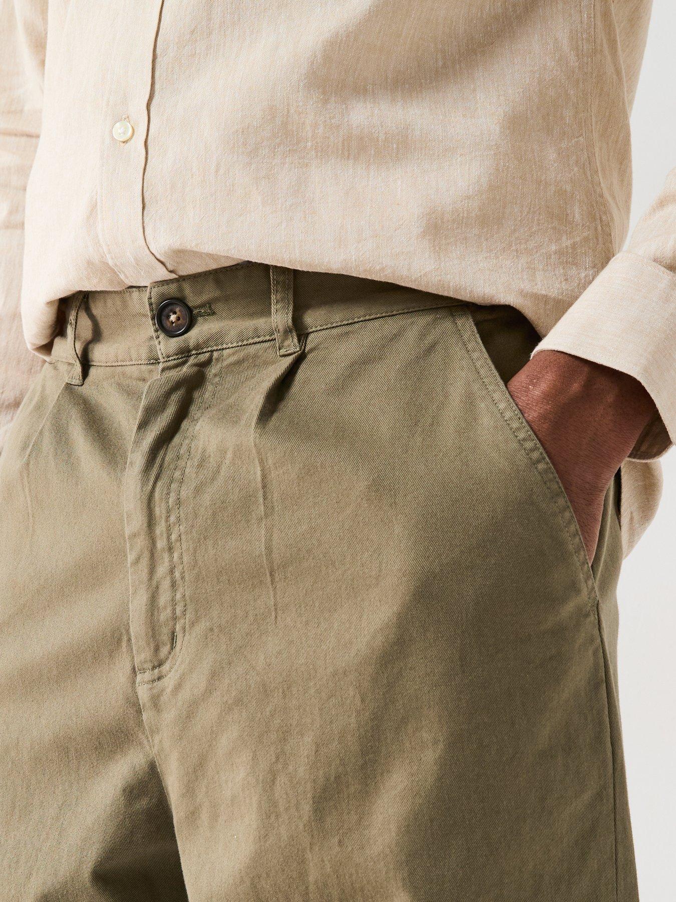  image of barbour-washed-stretch-twill-relaxed-fit-trousers-khaki