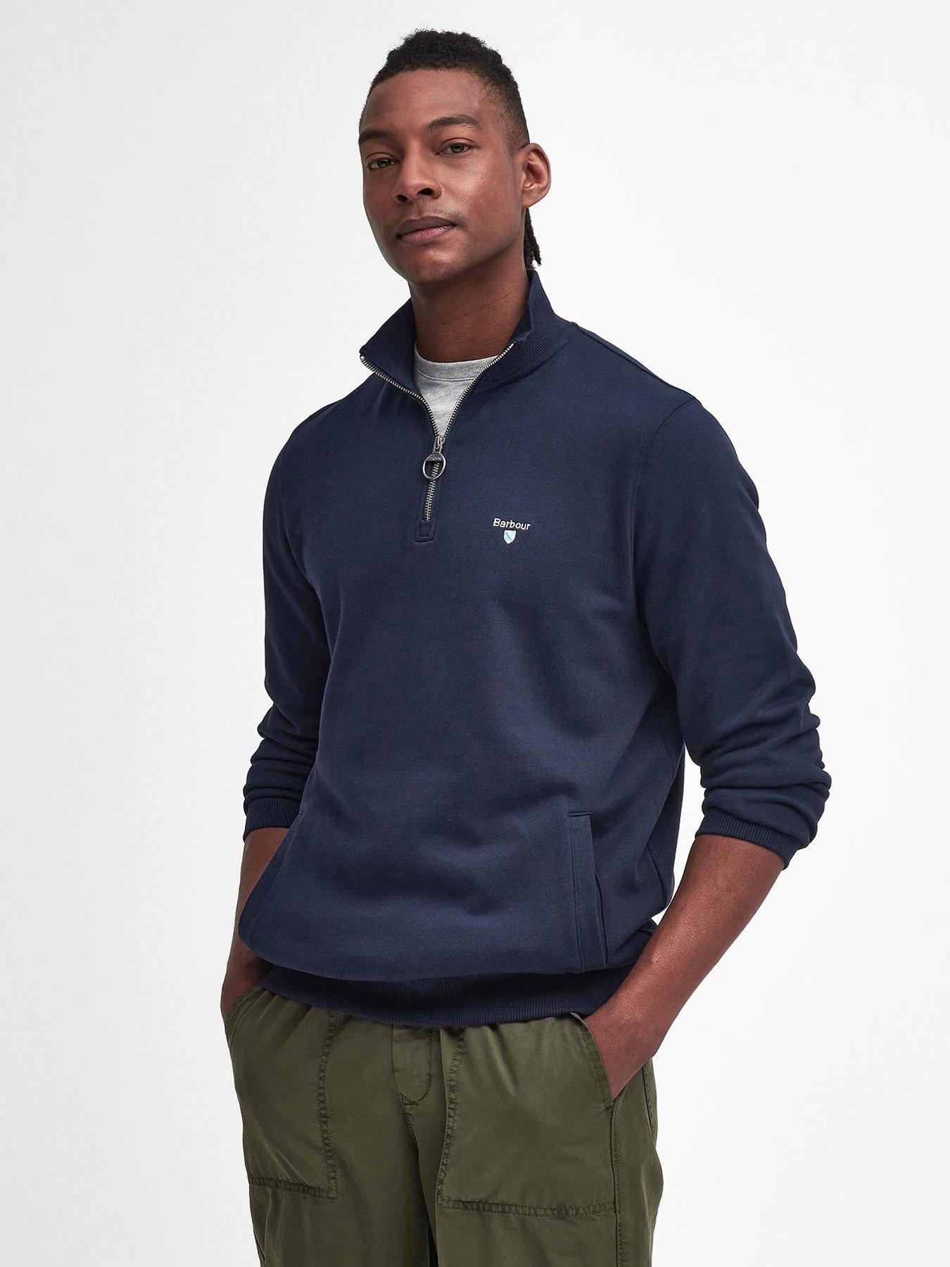 barbour-beckhill-12-zip-sweat-top-navy