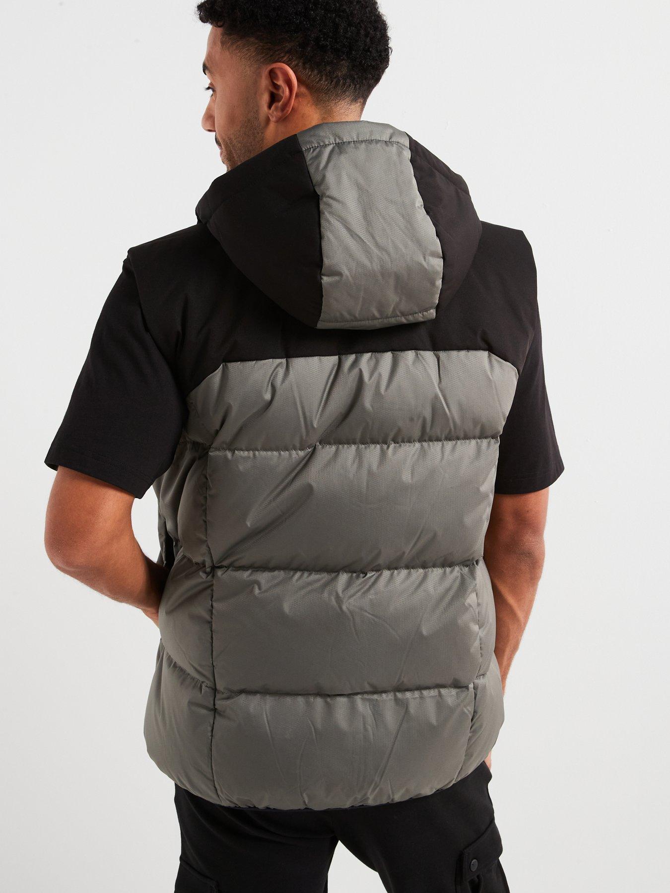 Image 2 of 6 of BOSS V Hamar 2 Contrast Panel Quilted Gilet - Grey