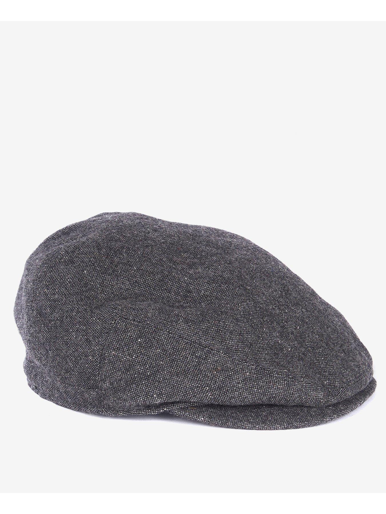Image 2 of 3 of Barbour Barlow Wool Blend Flat Cap - Grey