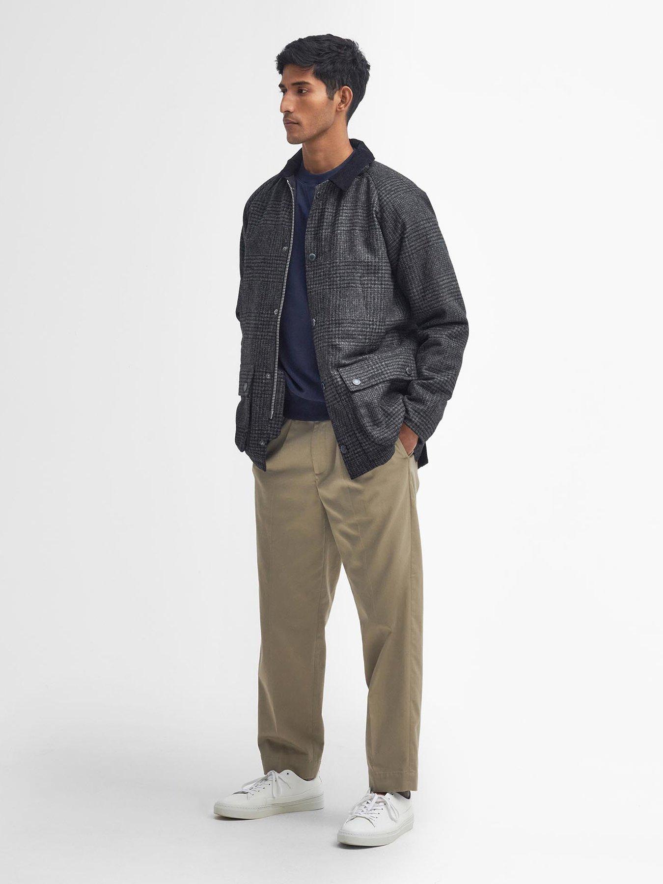 Barbour BEDALE ダークグレー ジャケット Barbour Men's Bedale Check Wool Jacket – Kevin's Fine