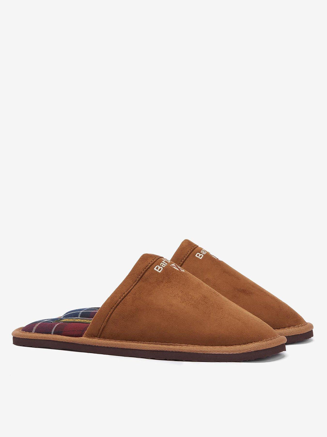Image 2 of 6 of Barbour Everitt Mule Slippers - Brown