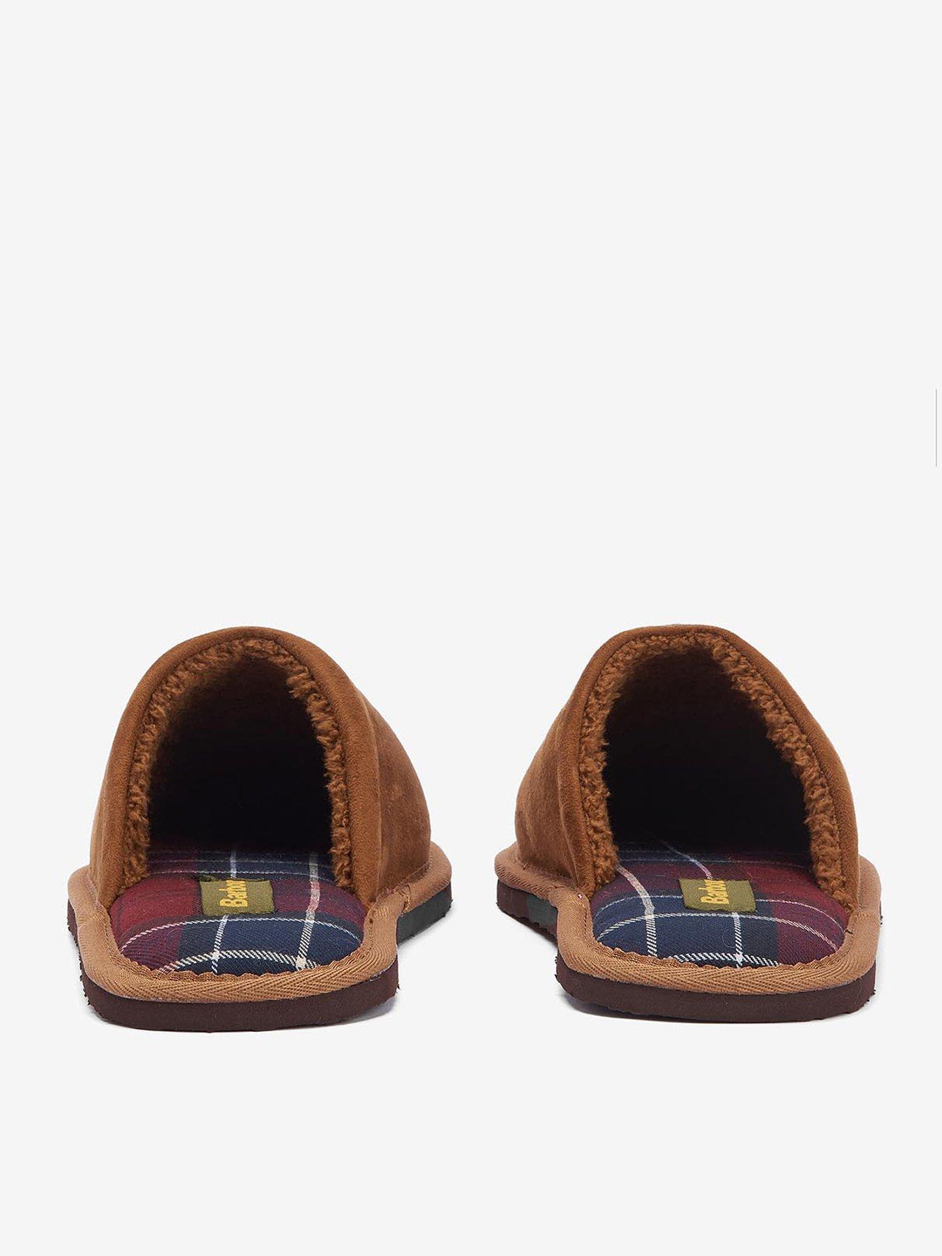 Image 3 of 6 of Barbour Everitt Mule Slippers - Brown
