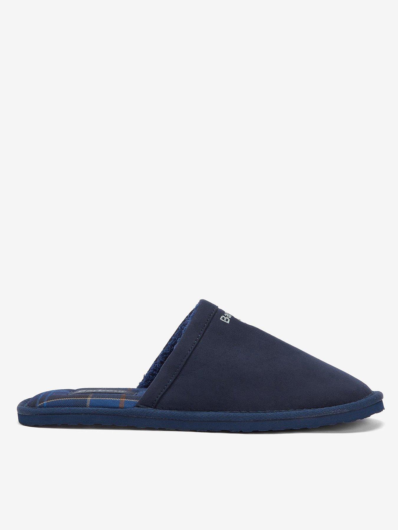 Image 1 of 7 of Barbour Everitt Mule Slippers - Navy