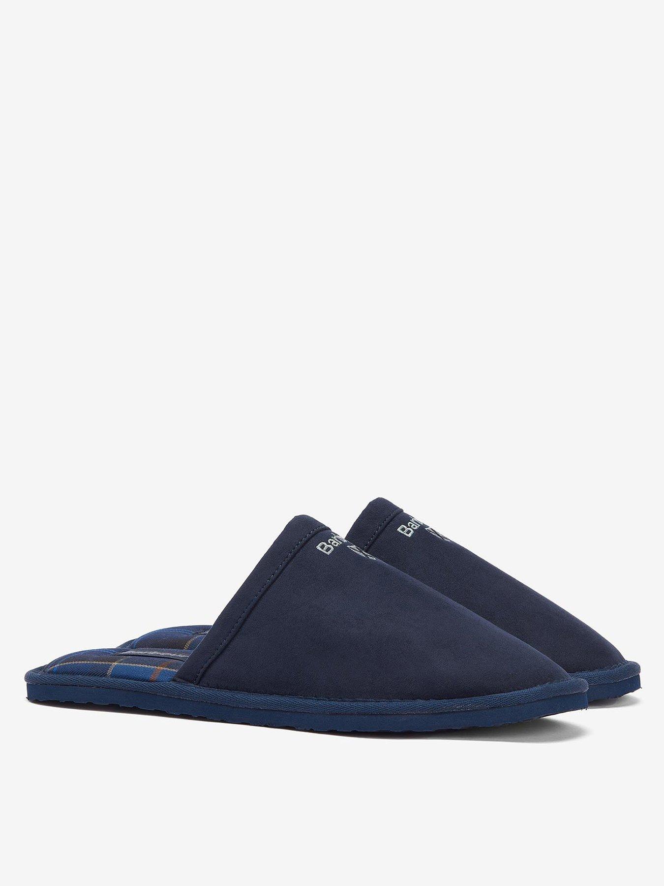 Image 2 of 7 of Barbour Everitt Mule Slippers - Navy