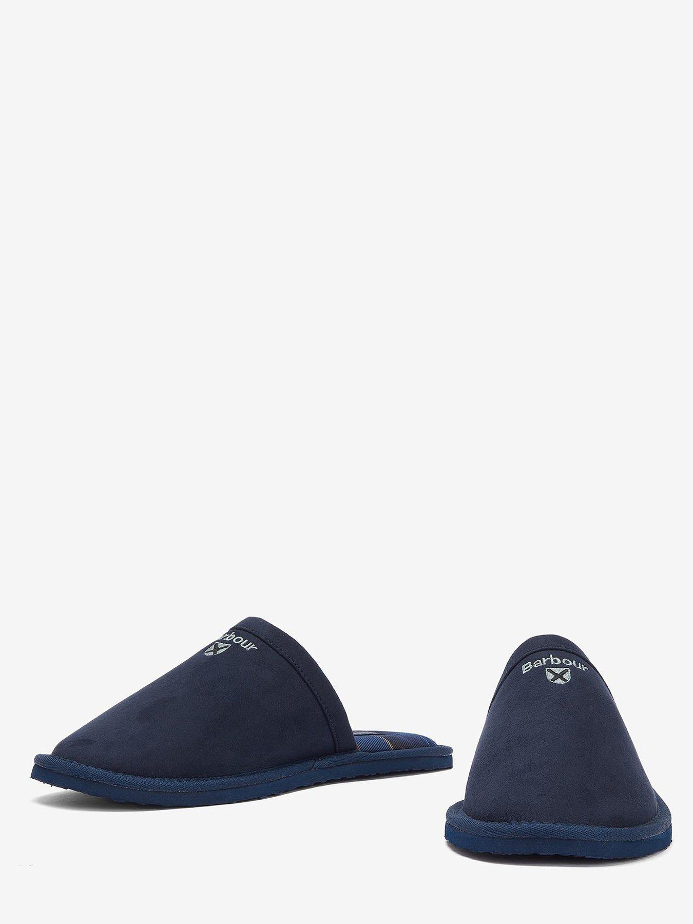 Image 4 of 7 of Barbour Everitt Mule Slippers - Navy
