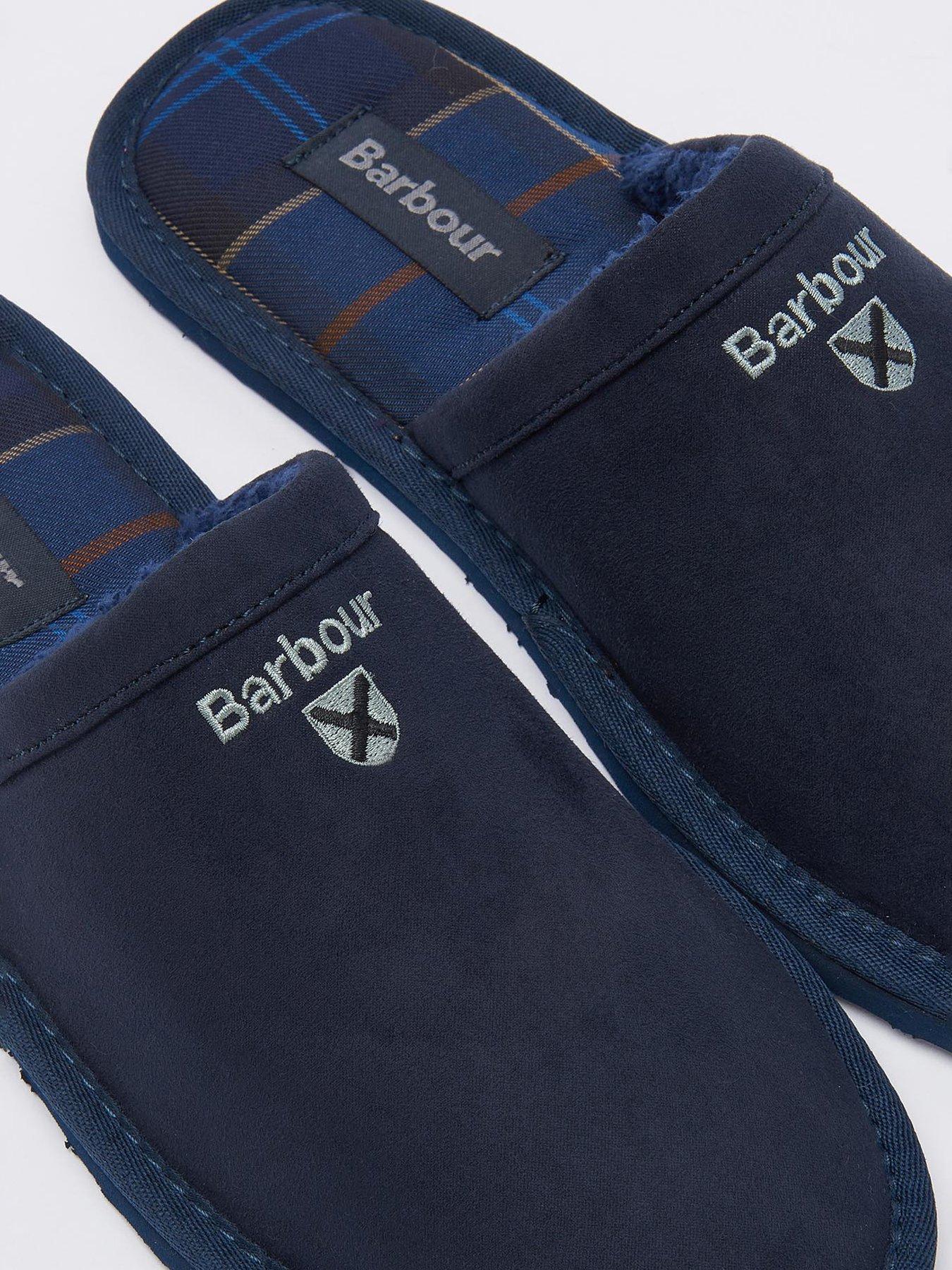 Image 6 of 7 of Barbour Everitt Mule Slippers - Navy