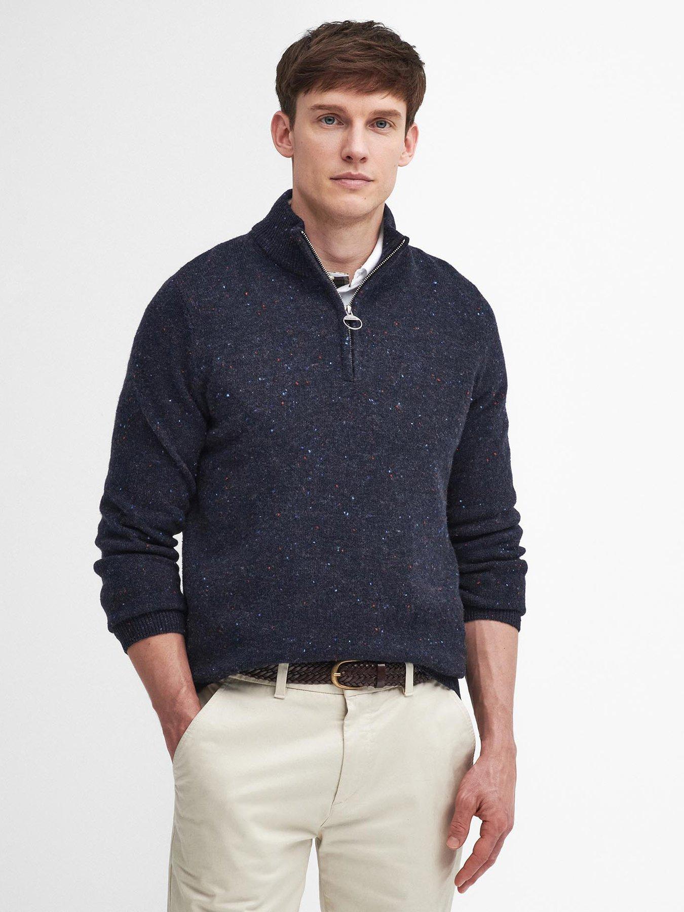 Barbour Tainsbury Half Zip Knitted Jumper - Navy