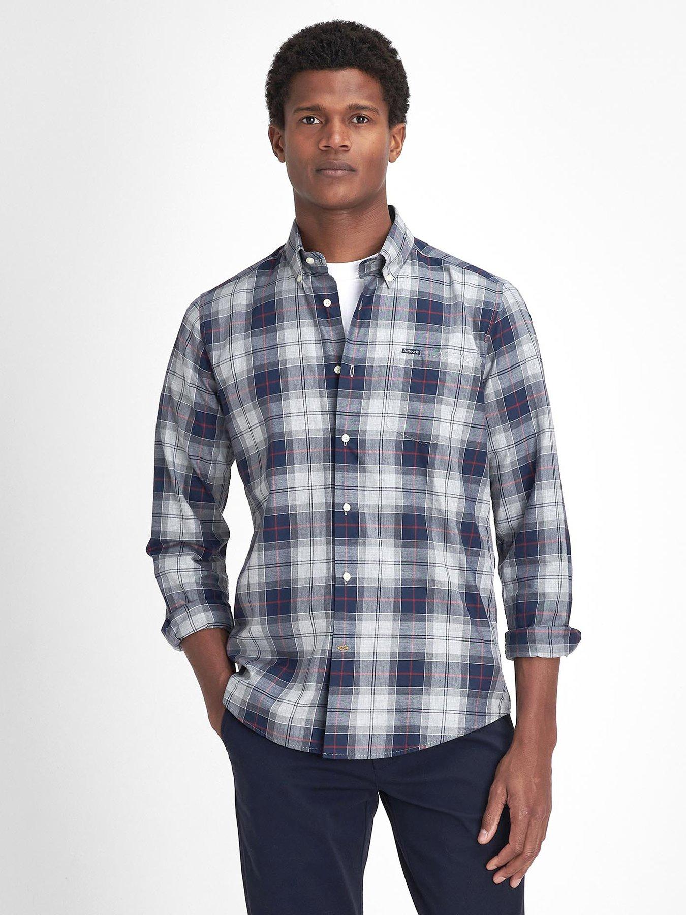 Barbour Long Sleeve Wetheram Tailored Tartan Shirt Multi littlewoods