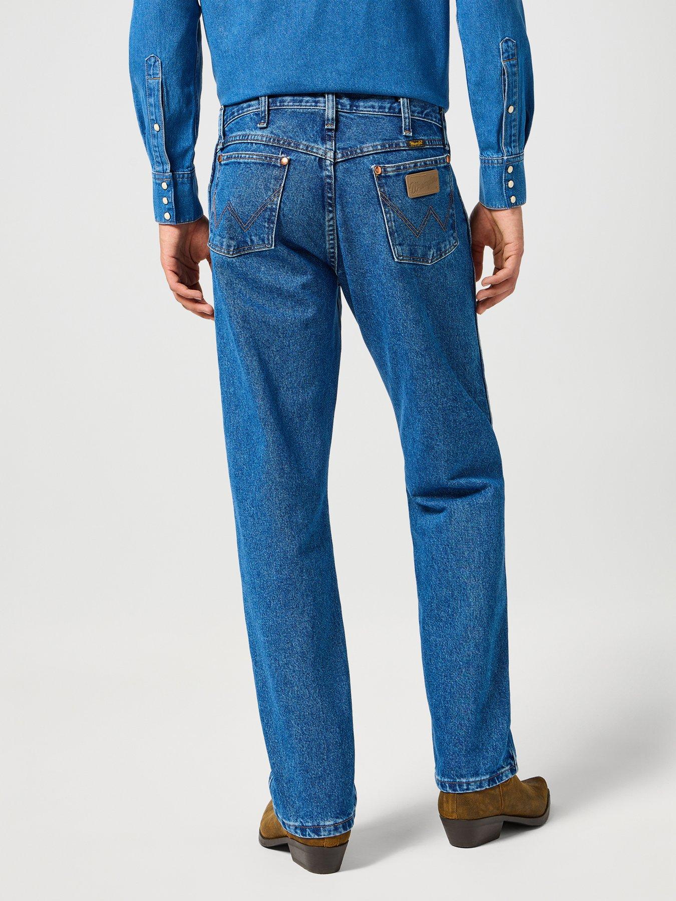 Image 2 of 5 of Wrangler 13MWZ Regular Straight Jeans - Blue