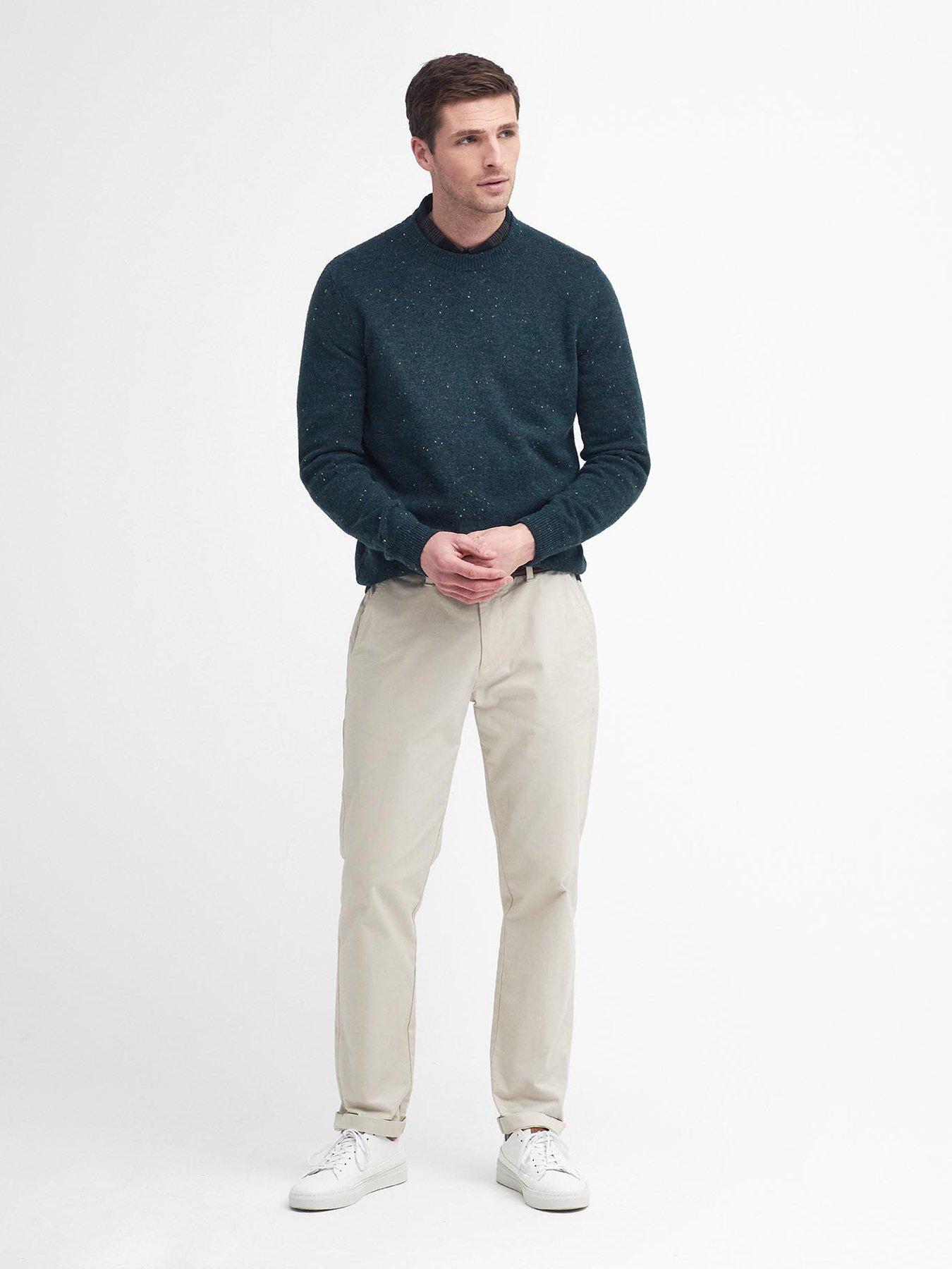Image 3 of 5 of Barbour Tainsbury Crew Knitted Jumper - Dark Blue