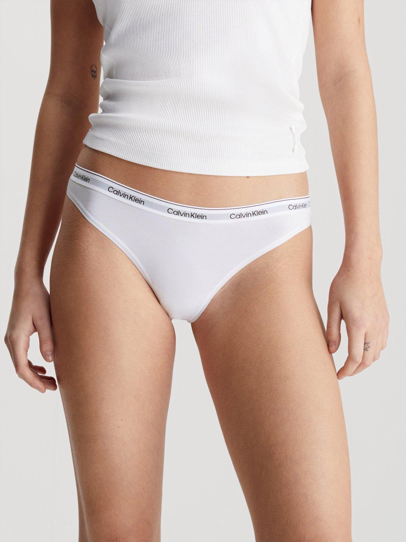 Image 3 of 4 of Calvin Klein Icon Logo 3 Pack Thongs - Multi