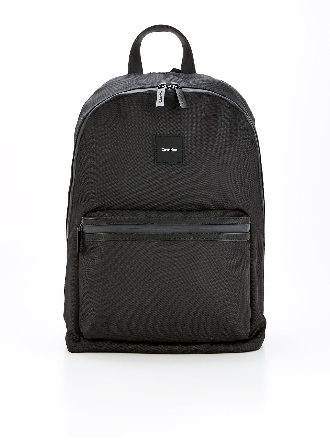 calvin-klein-ck-essential-nylon-round-backpack-black