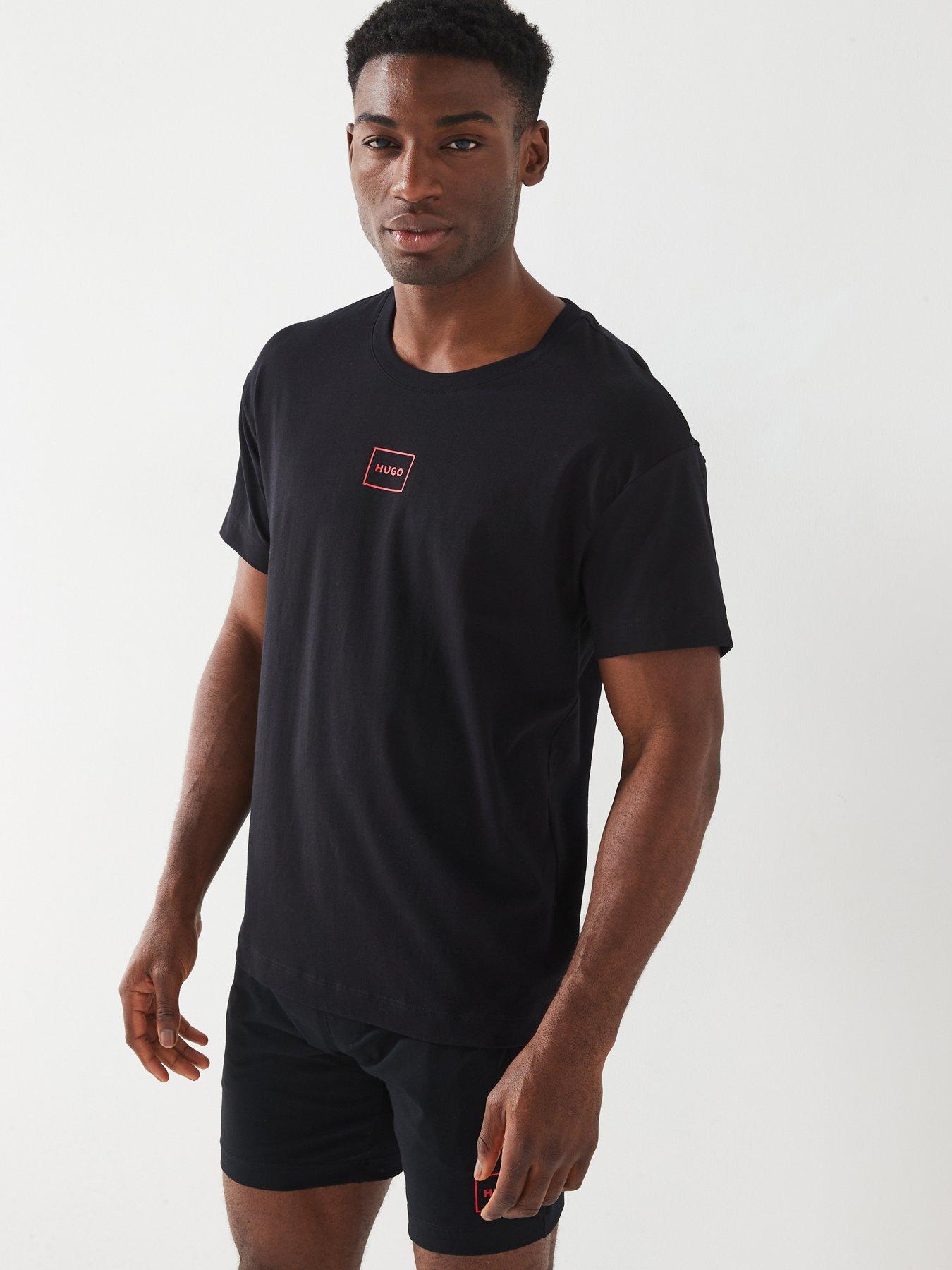 undefined Laze Relaxed Fit Loungewear T-Shirt - Black