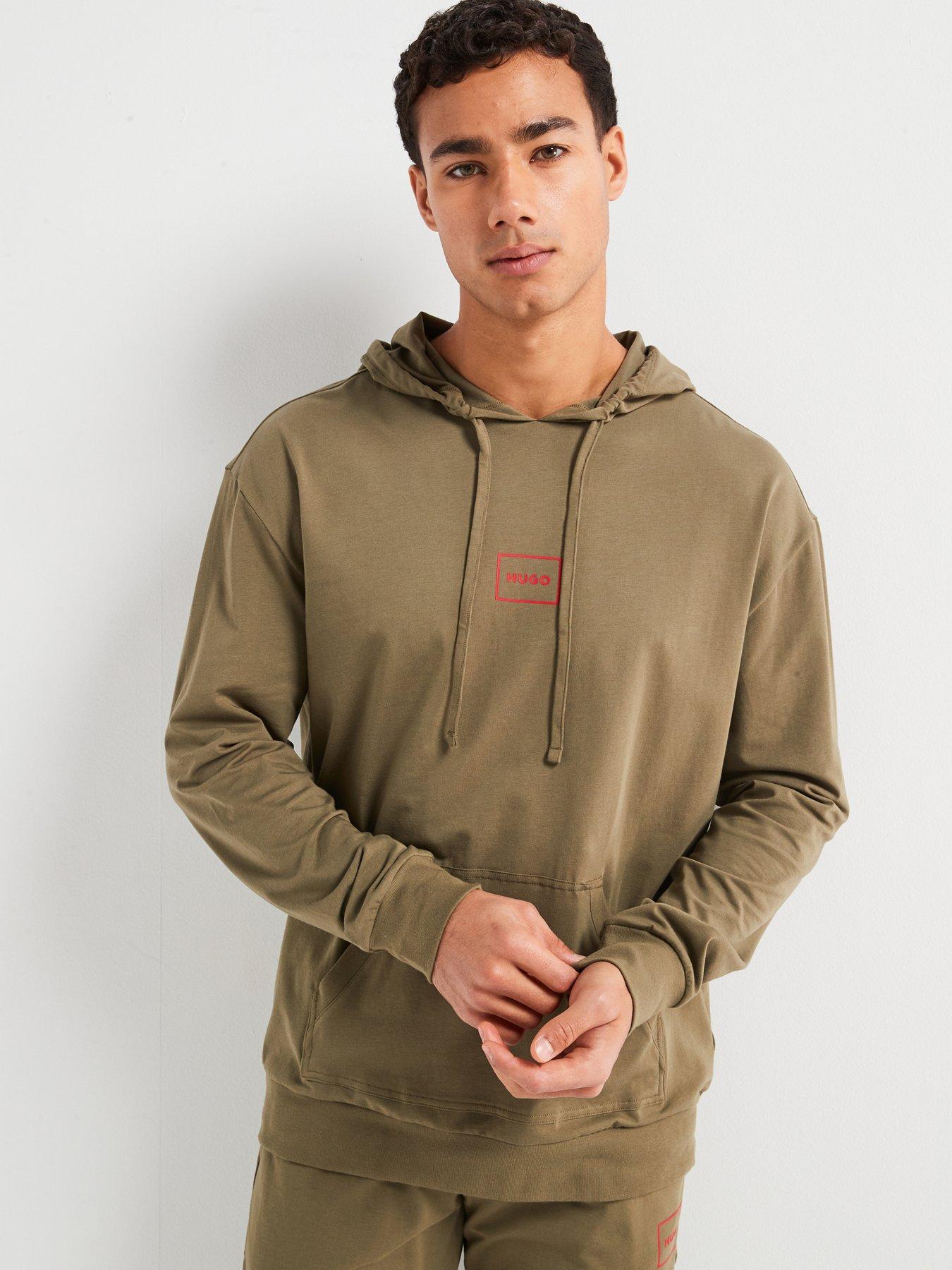  image of hugo-laze-hoodie-relaxed-fit-loungewear-hoodie