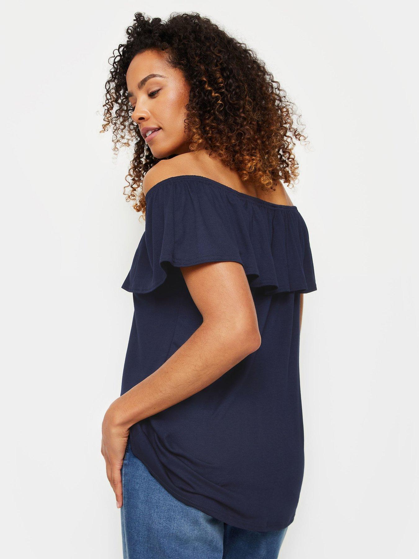  image of mco-bardot-top-blue