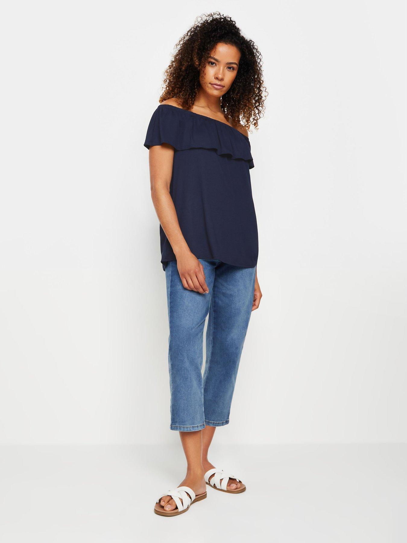  image of mco-bardot-top-blue
