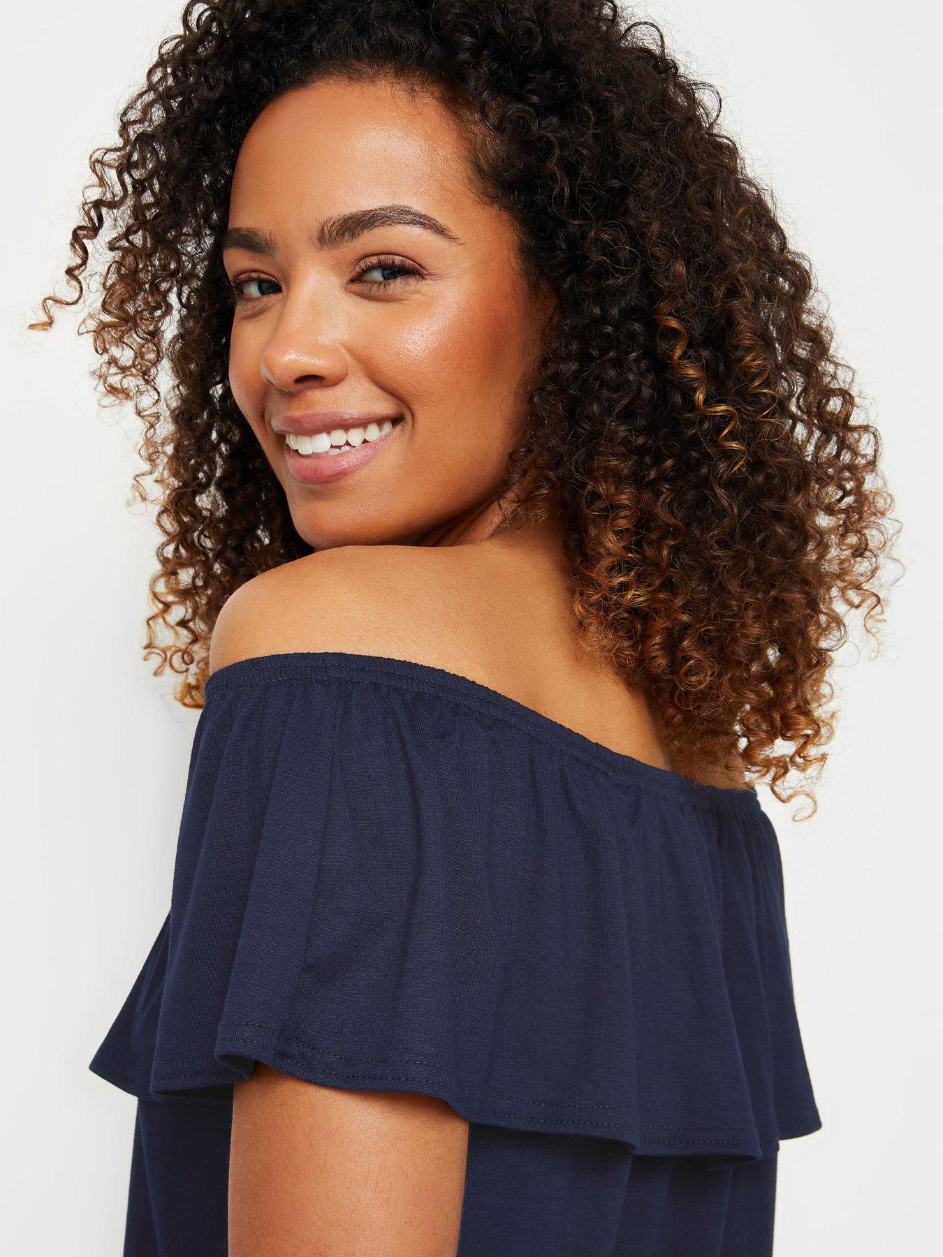  image of mco-bardot-top-blue