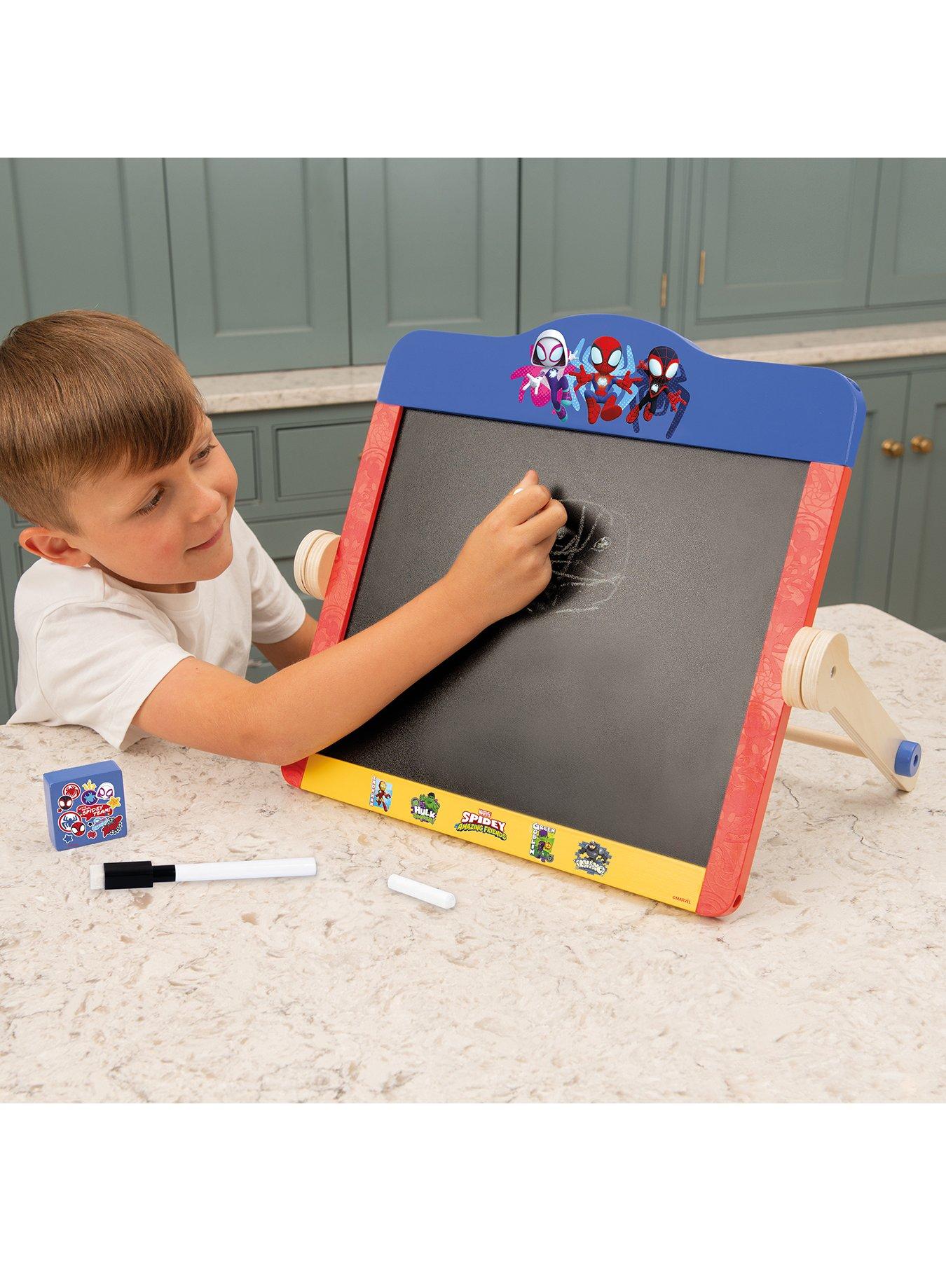  image of spiderman-spidey-table-2-in-1-top-art-easel