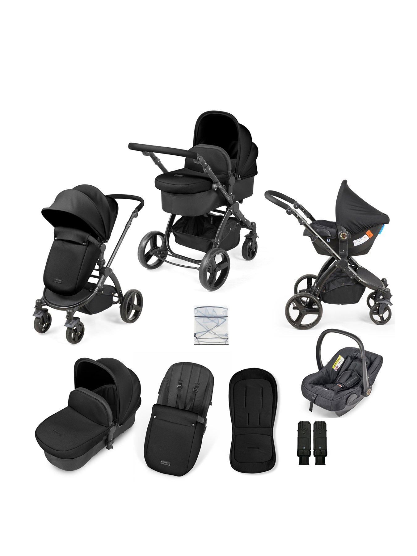 undefined Stomp Urban 3-in-1 Travel System (Astral) - Matt Black / Midnight / Black