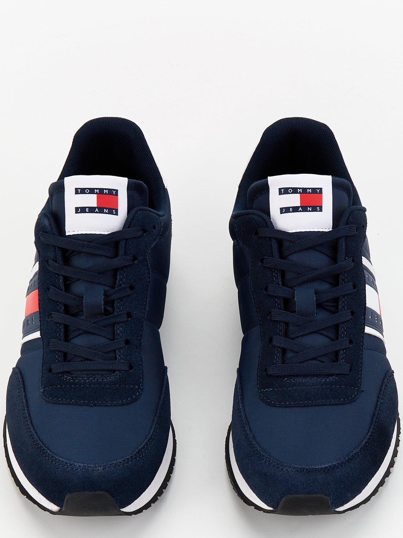  image of tommy-jeans-flag-stripe-casual-essential-runners-navy
