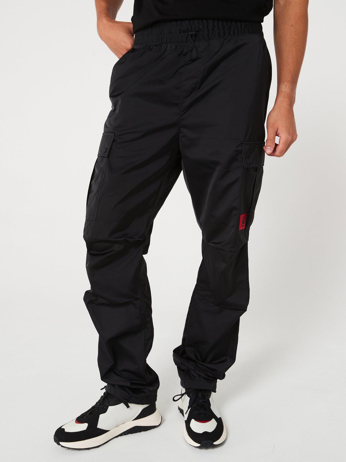 HUGO x RB Guno243 Nylon Cargo Pants Black Littlewoods