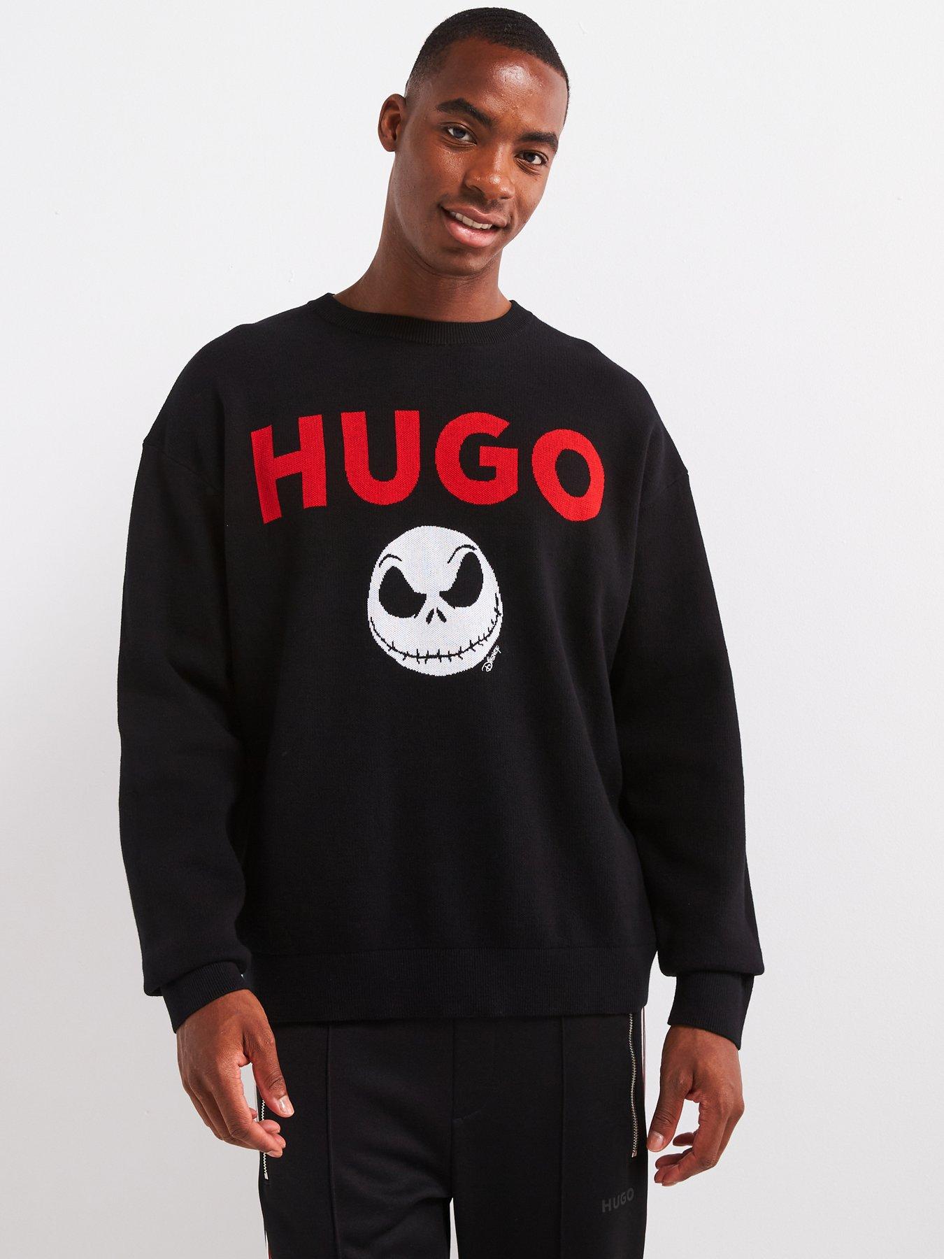 undefined Selm Nightmare Before Christmas Oversize Fit Knitted Jumper - Black
