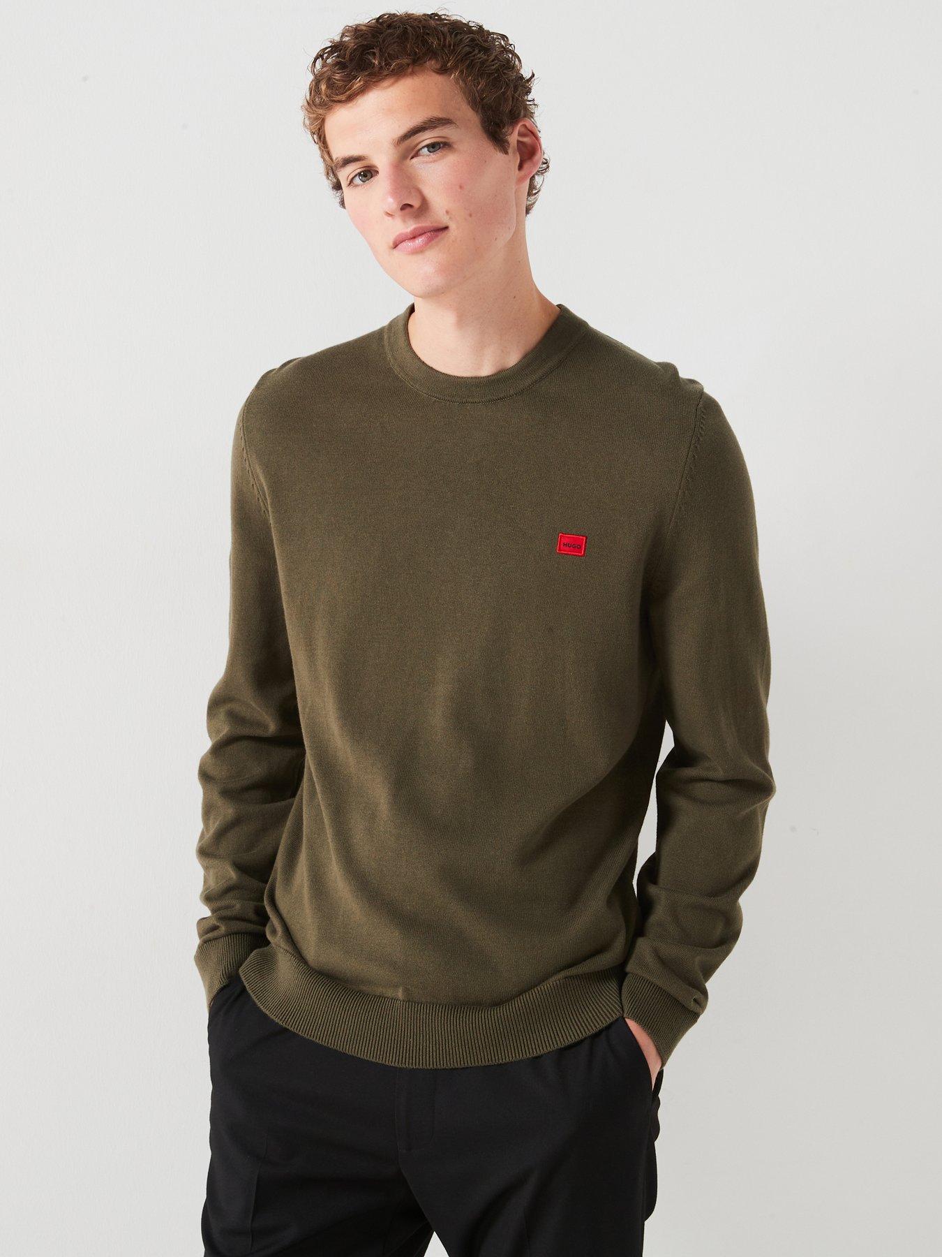 undefined San Cassius Relaxed Fit Knitted Jumper - Khaki