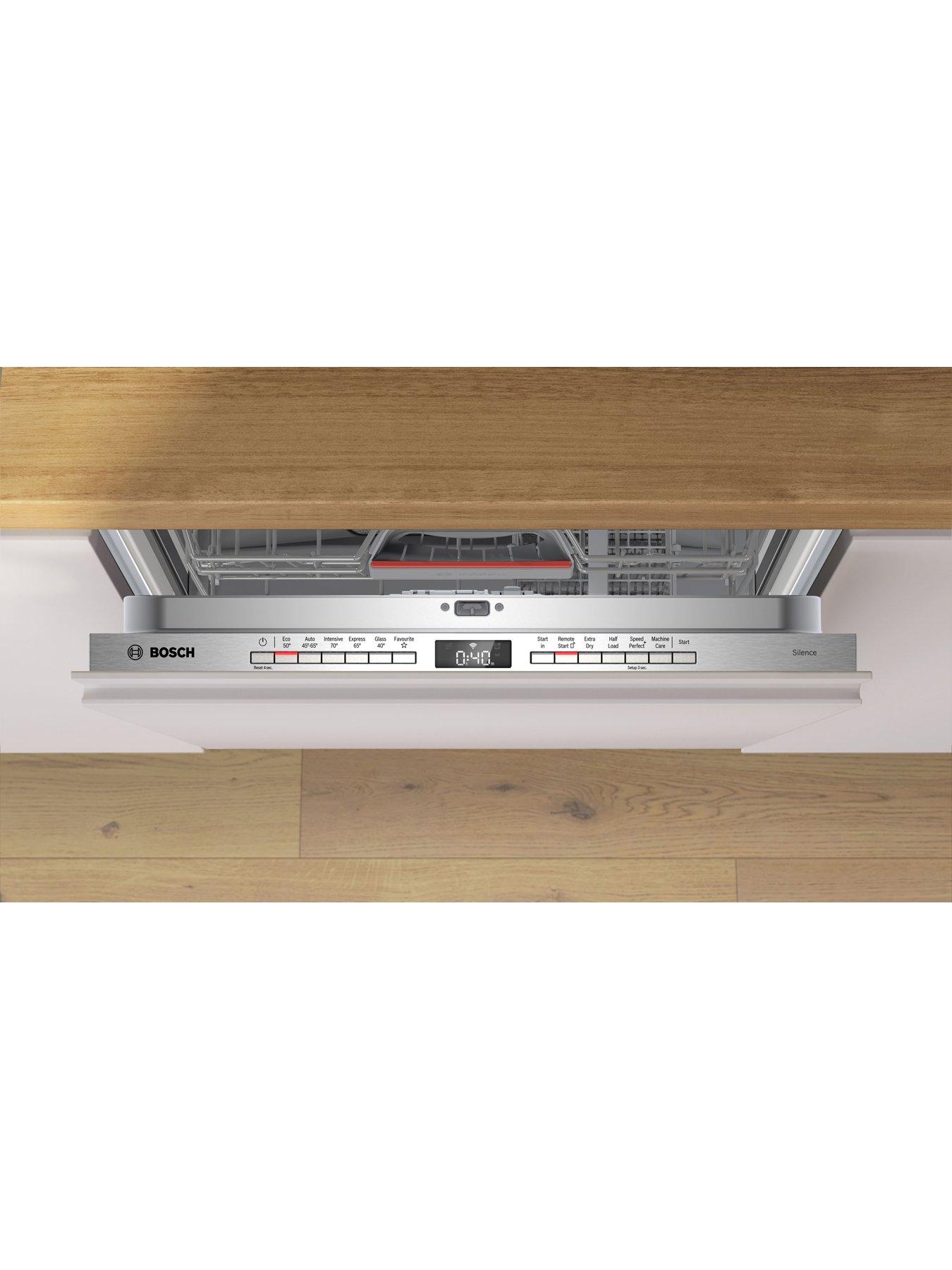  image of bosch-series-4-smv4htx00g-full-size-13-place-settings-integrated-dishwasher-with-extra-dry-stainless-steel-d-rated