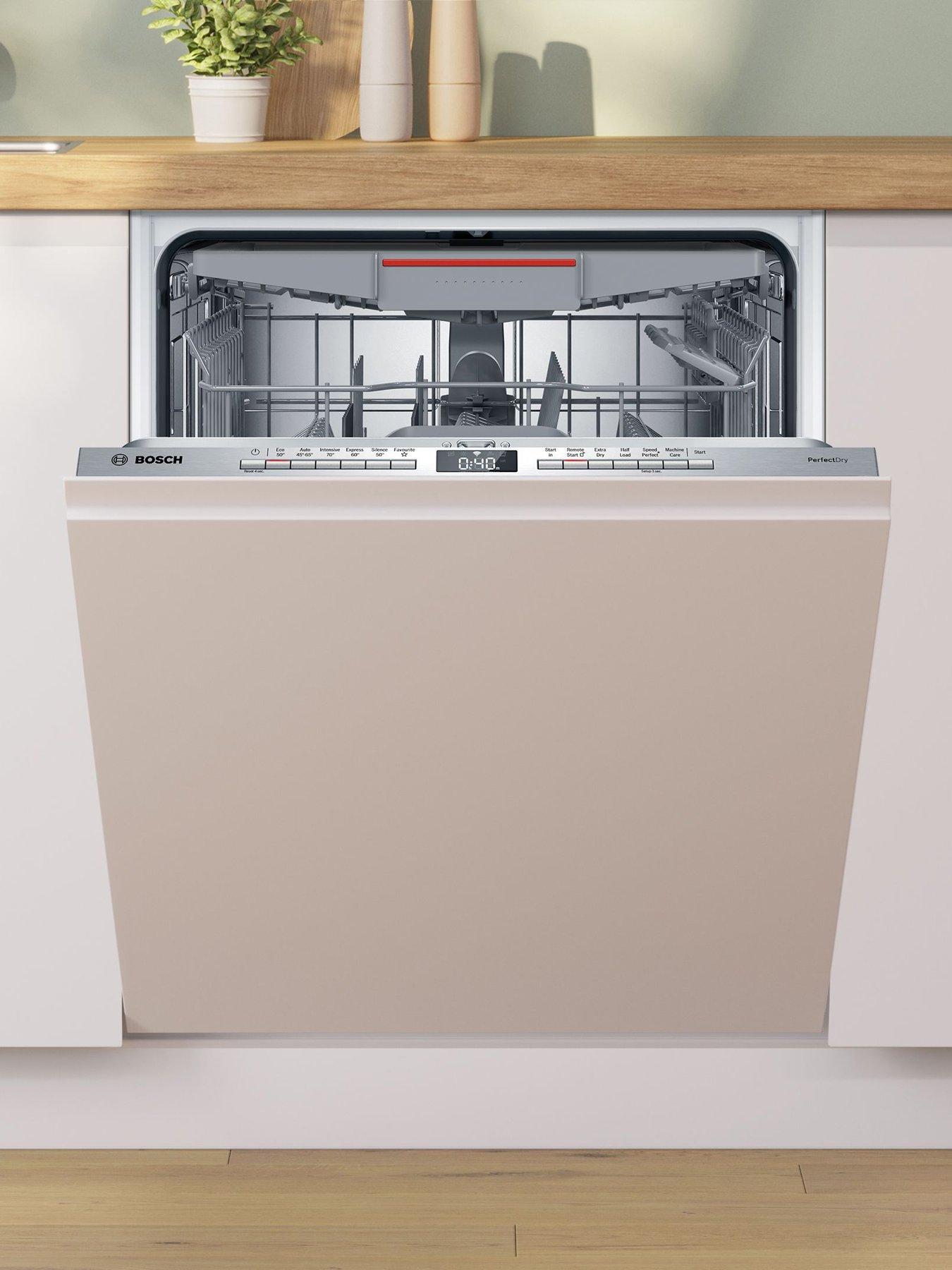  image of bosch-series-6-smv6zcx10g-fullsize-14-place-settings-integrated-dishwasher-with-vario-flex-baskets-vario-drawer-time-light-stainless-steel