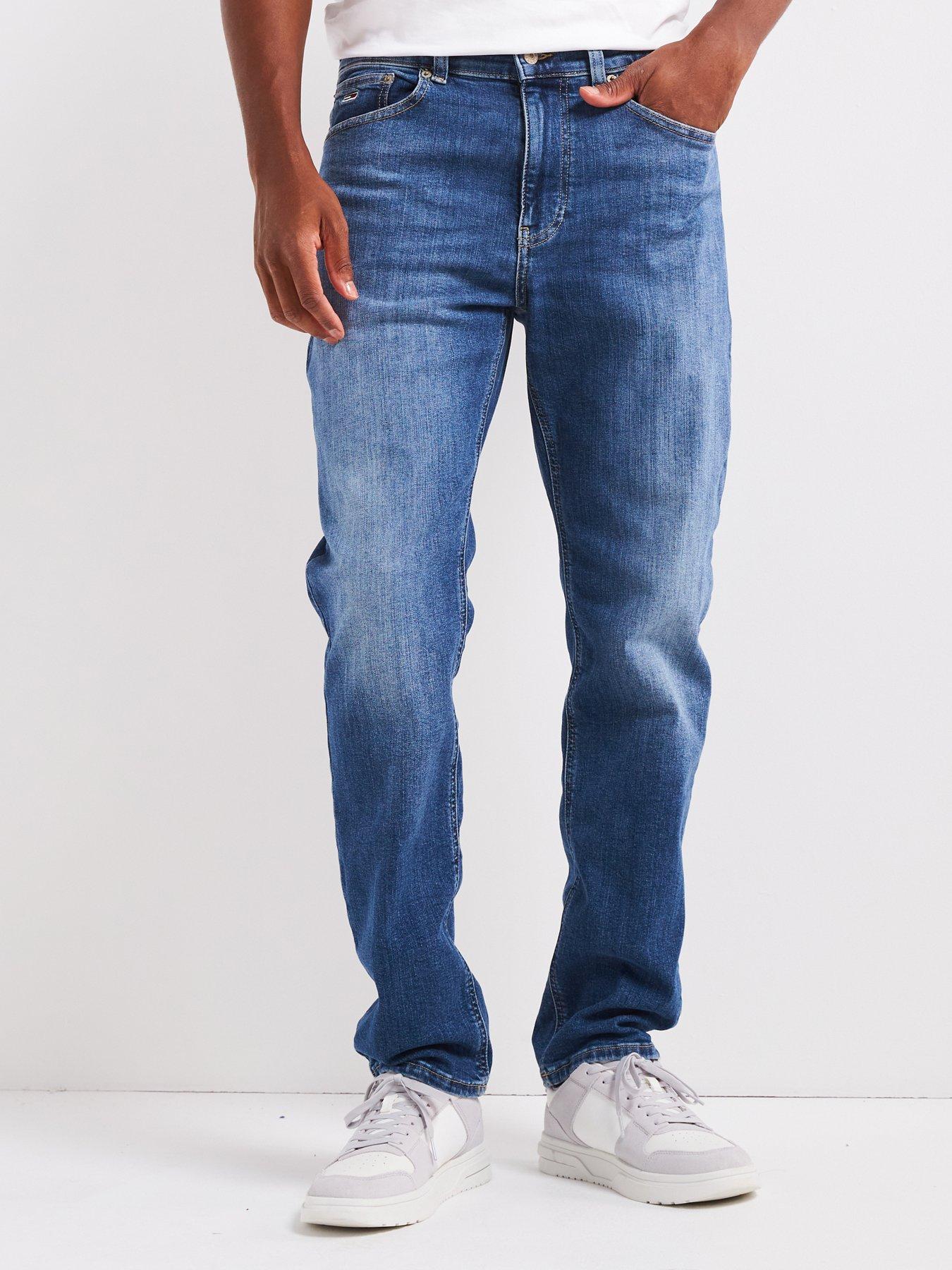 Tommy Jeans Ryan Straight Fit Stretch Jeans - Blue