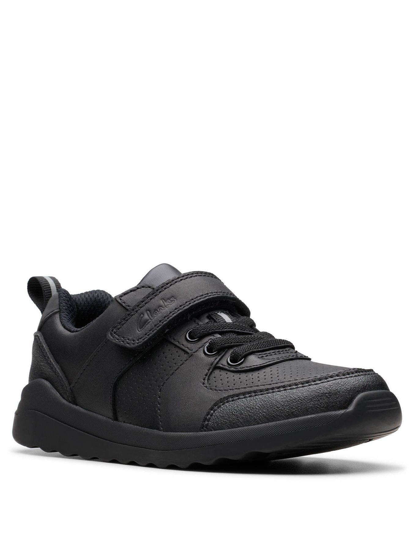Image 2 of 6 of Clarks Kids Daze Bright Leather School Shoe - Black