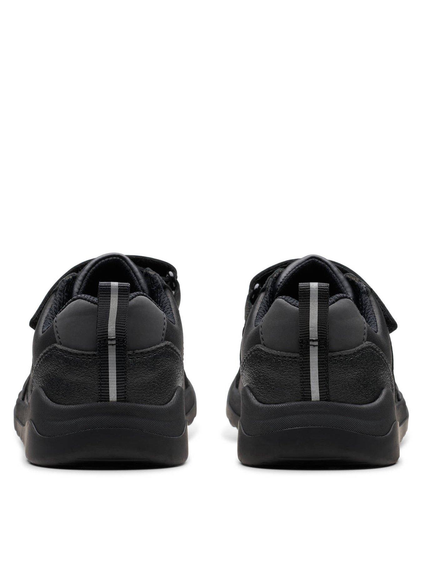 Image 3 of 6 of Clarks Kids Daze Bright Leather School Shoe - Black
