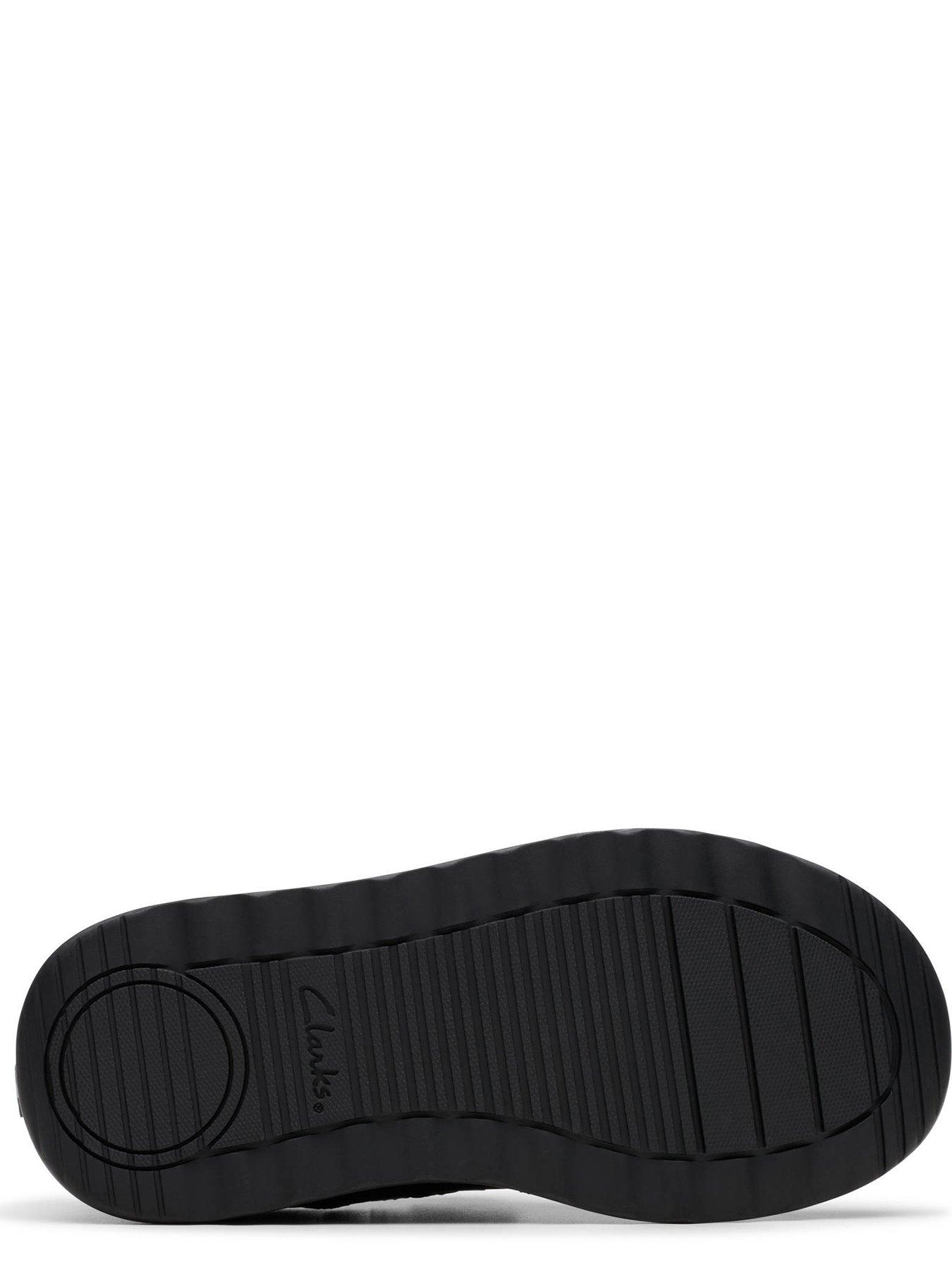 Image 5 of 6 of Clarks Kids Daze Bright Leather School Shoe - Black