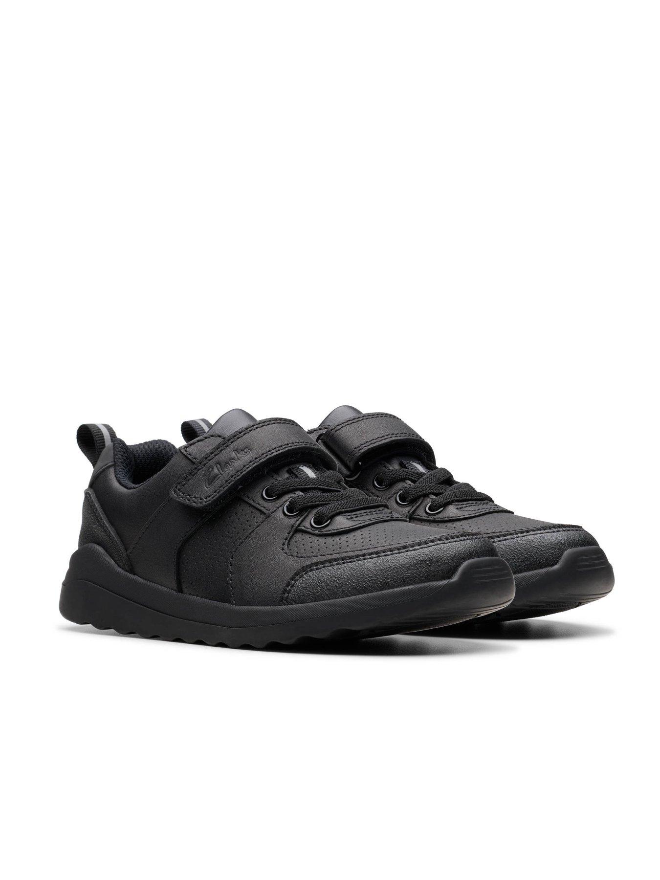 Image 6 of 6 of Clarks Kids Daze Bright Leather School Shoe - Black