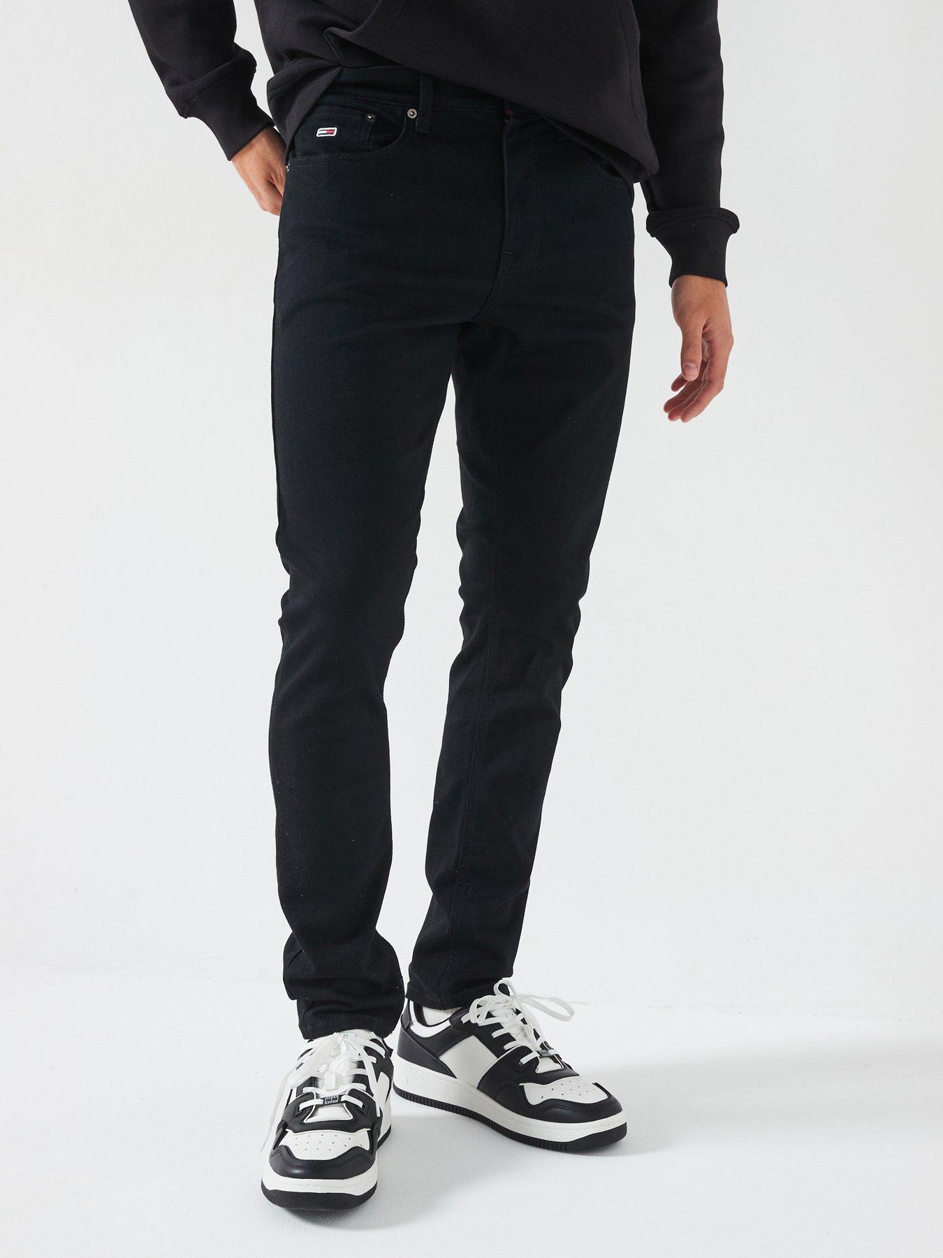 Image 1 of 5 of Tommy Jeans Austin Tapered Fit Stretch Jean - Black