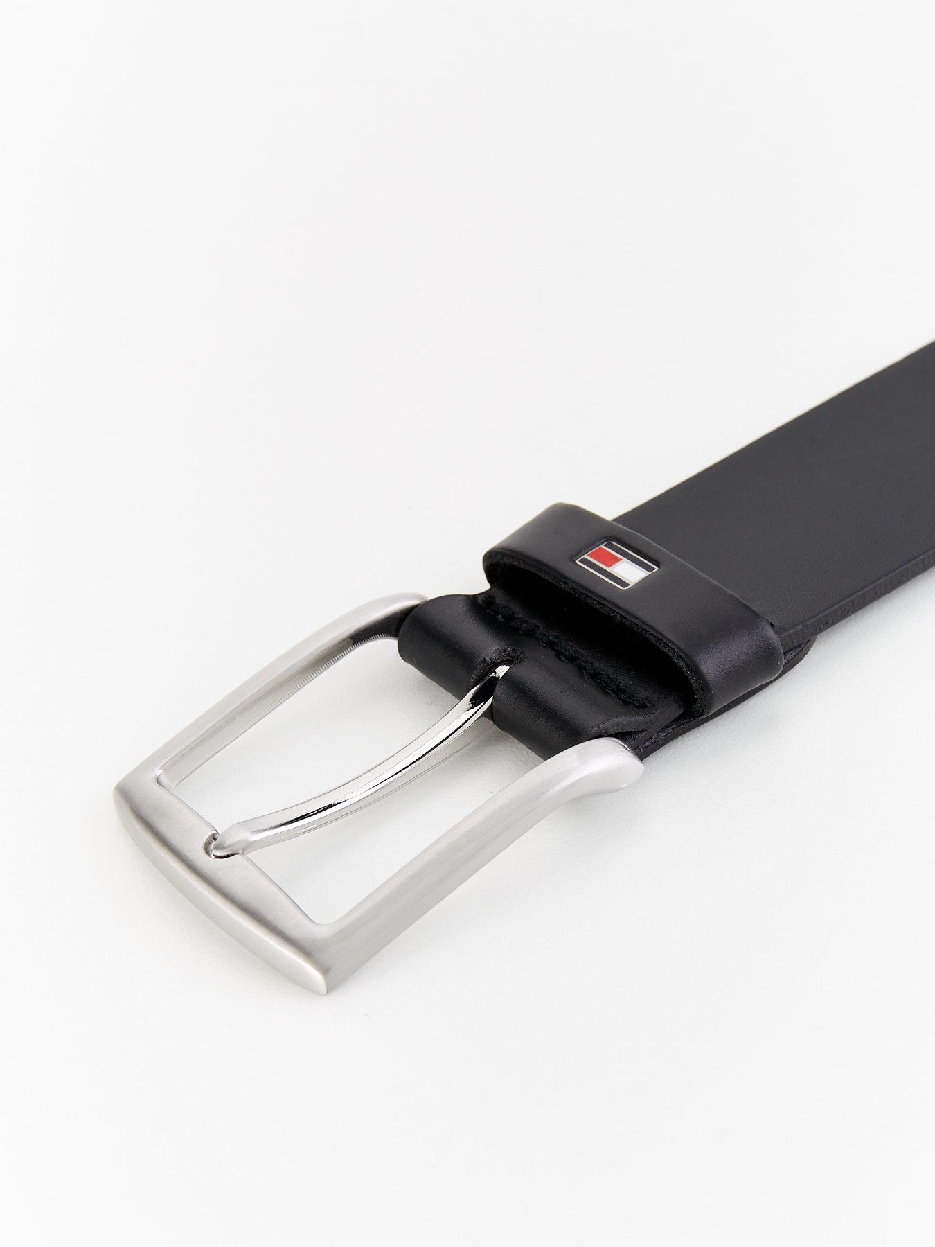 Image 4 of 4 of Tommy Hilfiger Denton 3.5cm Leather Belt - Black
