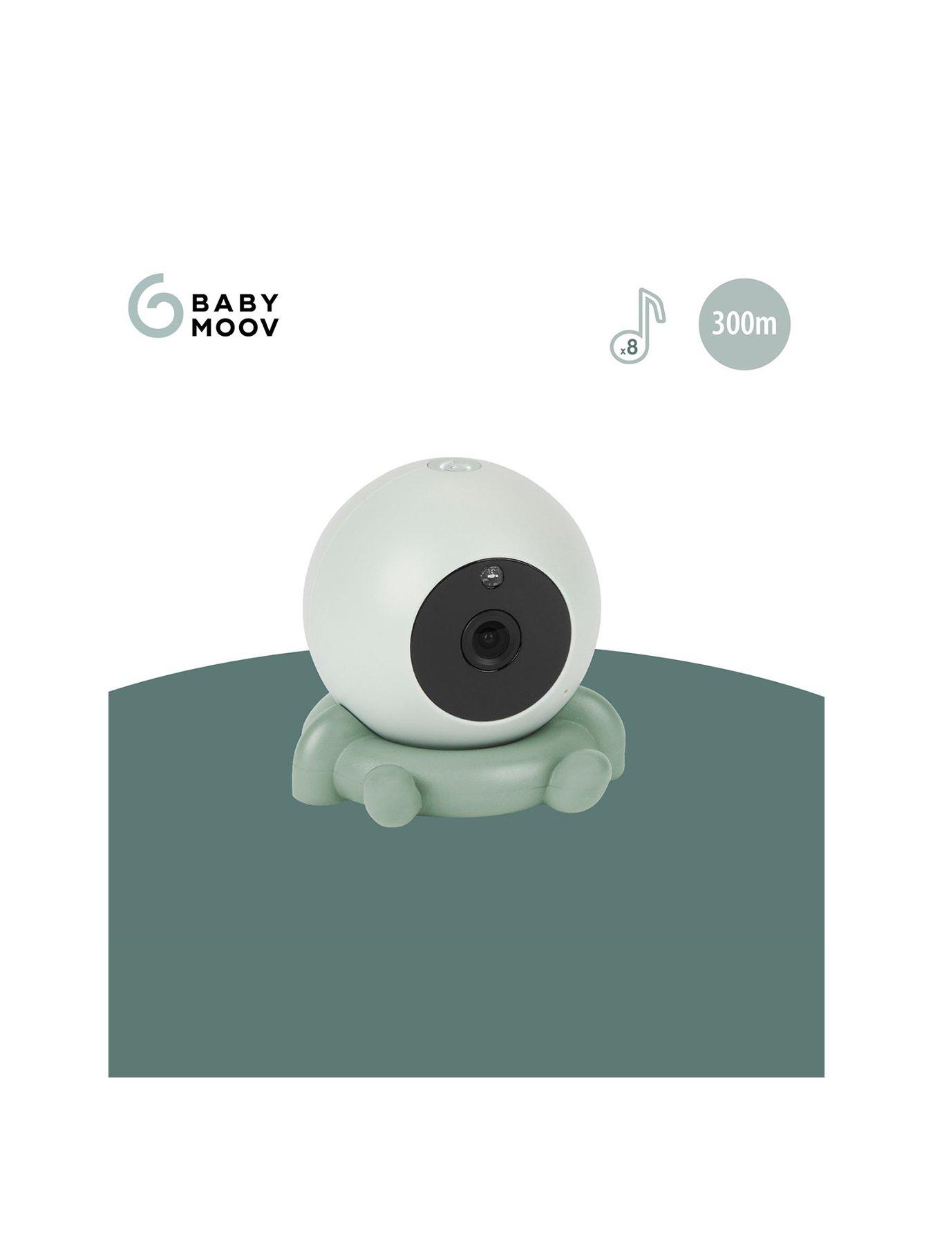 Image 3 of 7 of Babymoov Yoo Roll Wire-Free 3.5" Video Baby Monitor- Blue