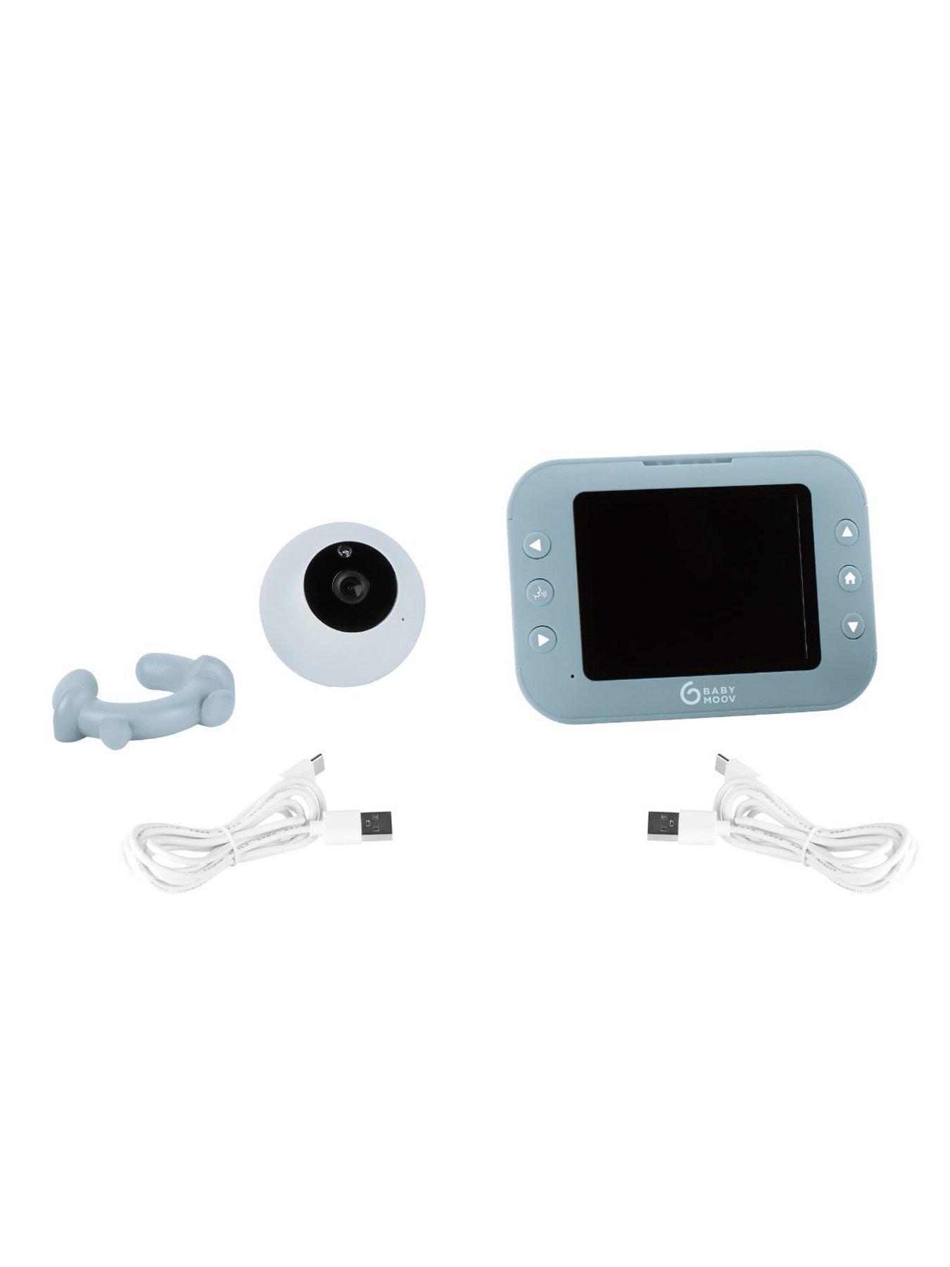 Image 6 of 7 of Babymoov Yoo Roll Wire-Free 3.5" Video Baby Monitor- Blue
