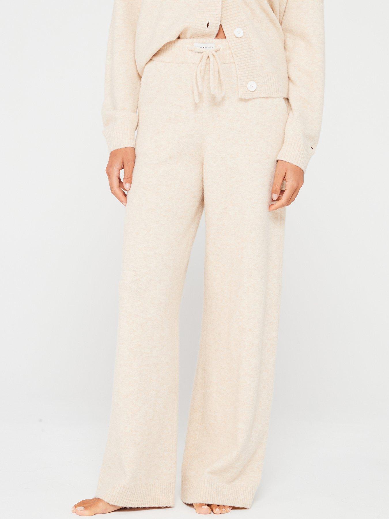 undefined Knitted Lounge Pant - Cream