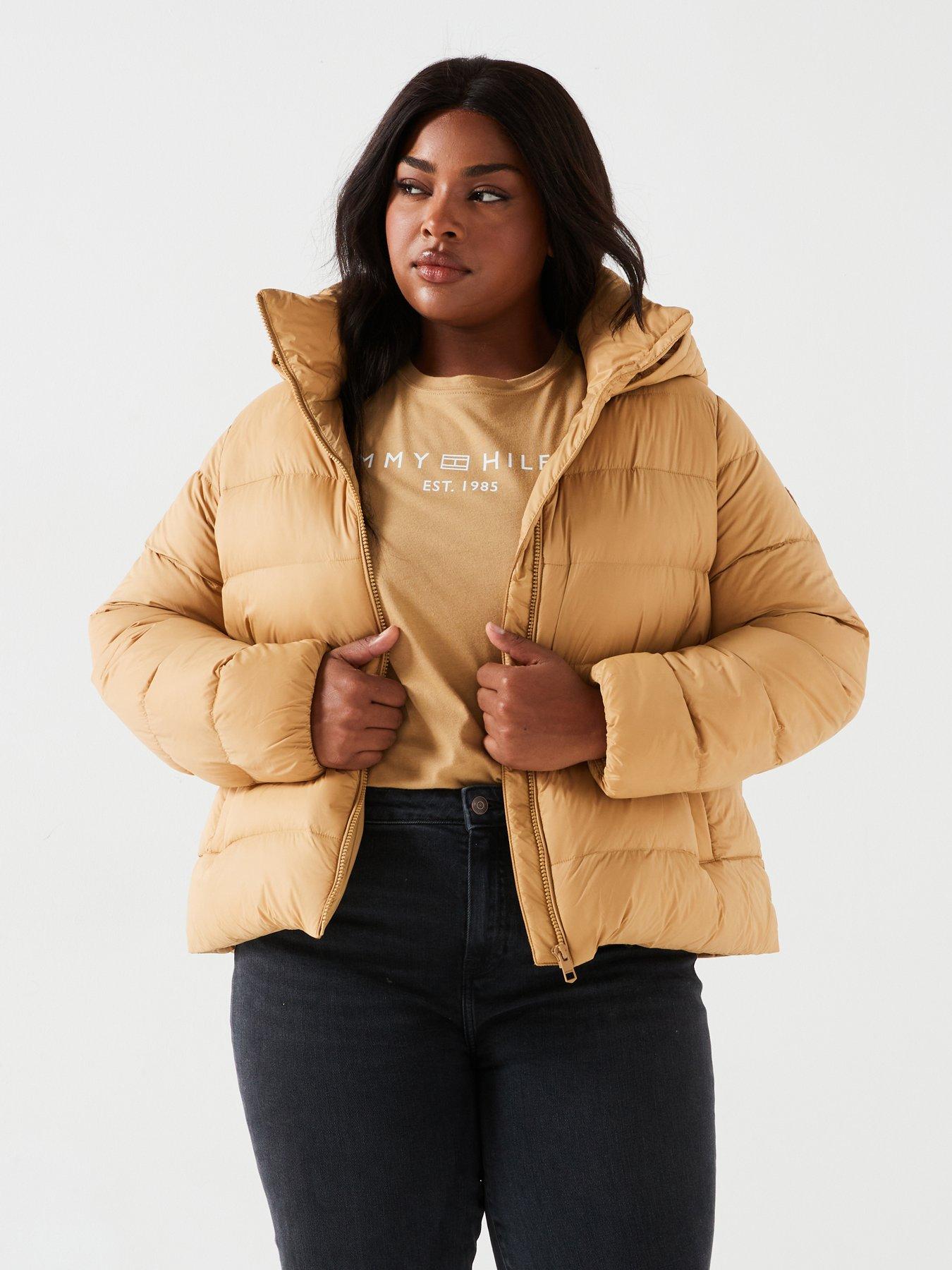 undefined Plus Padded Jacket - Beige