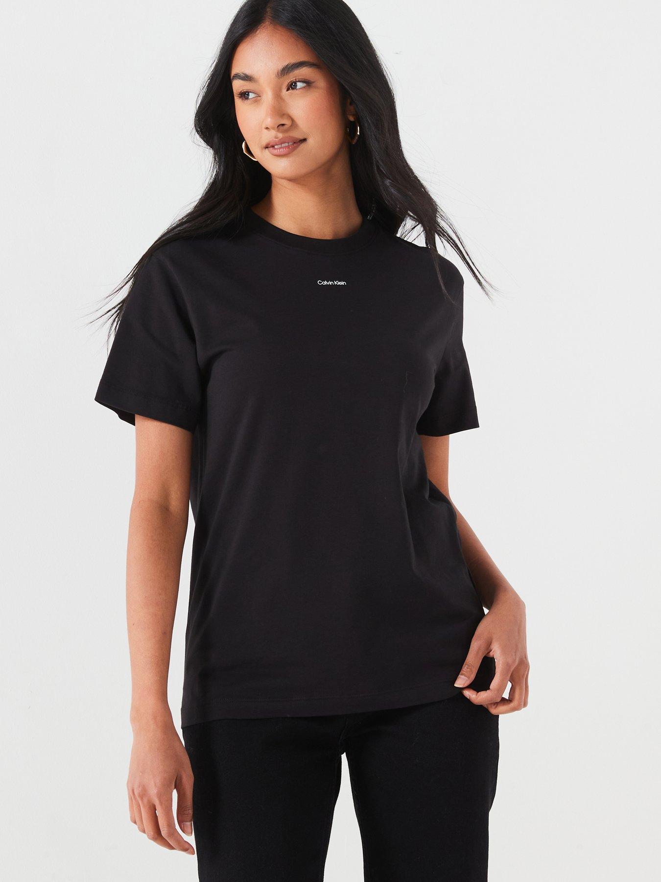 undefined Micro Logo T-Shirt - Black
