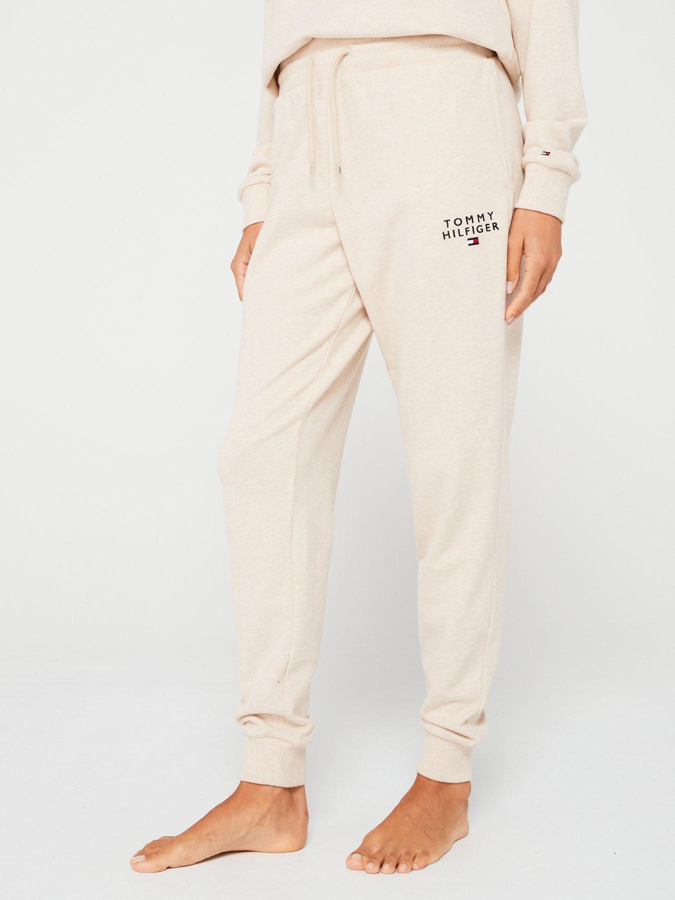undefined Logo Lounge Pants - Cream