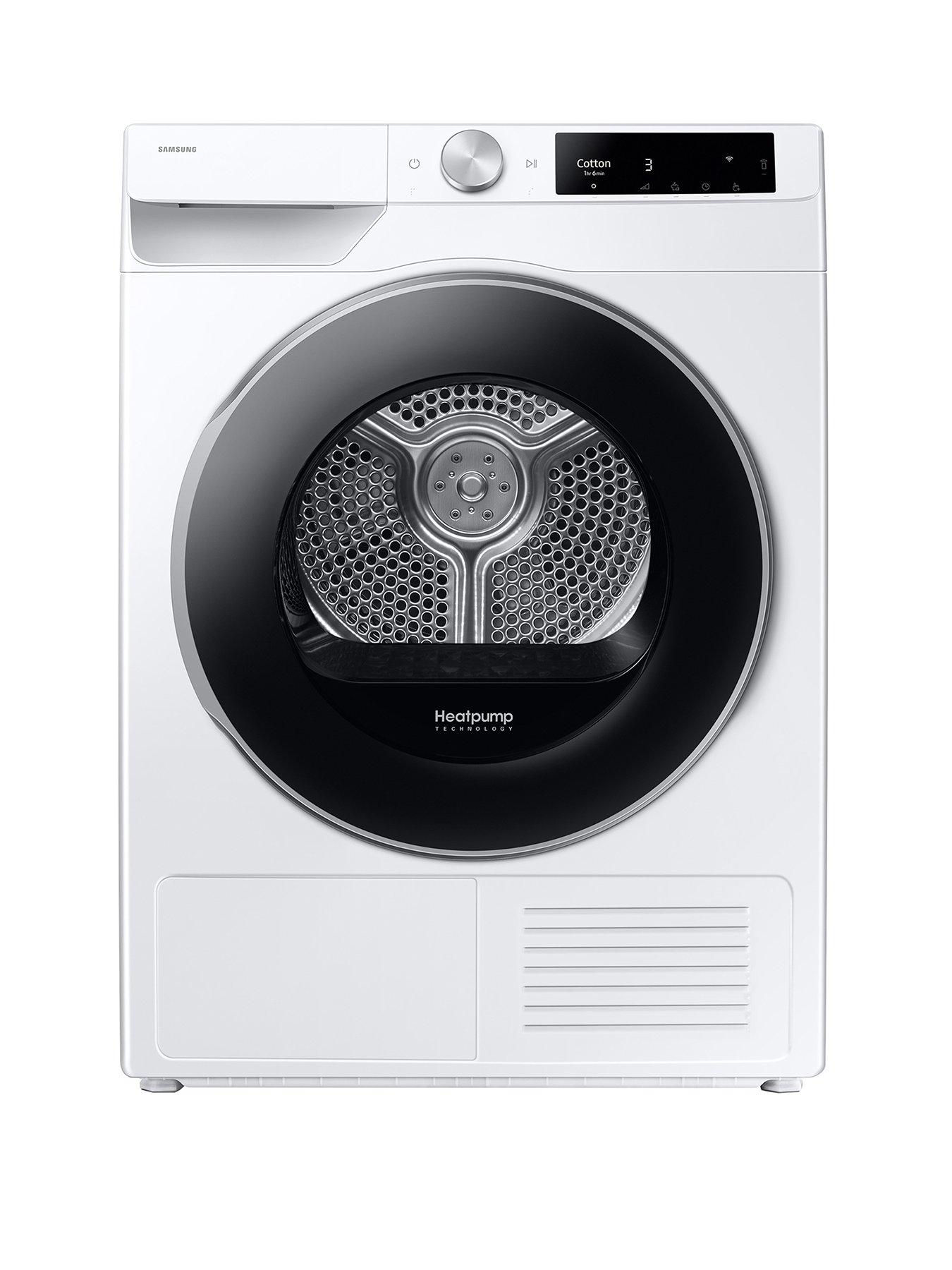 Samsung Series 7 AI Energy DV90T6240LE/S1 9kg Load Heat Pump Tumble Dryer with with OptimalDry - White